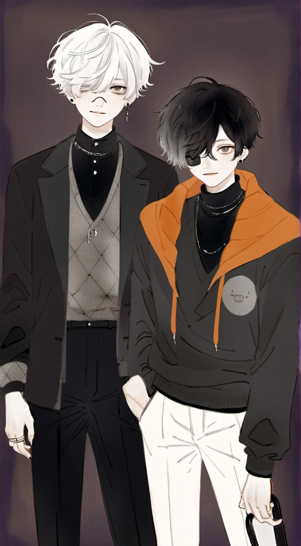 ai character: Kwan+Beom seok background