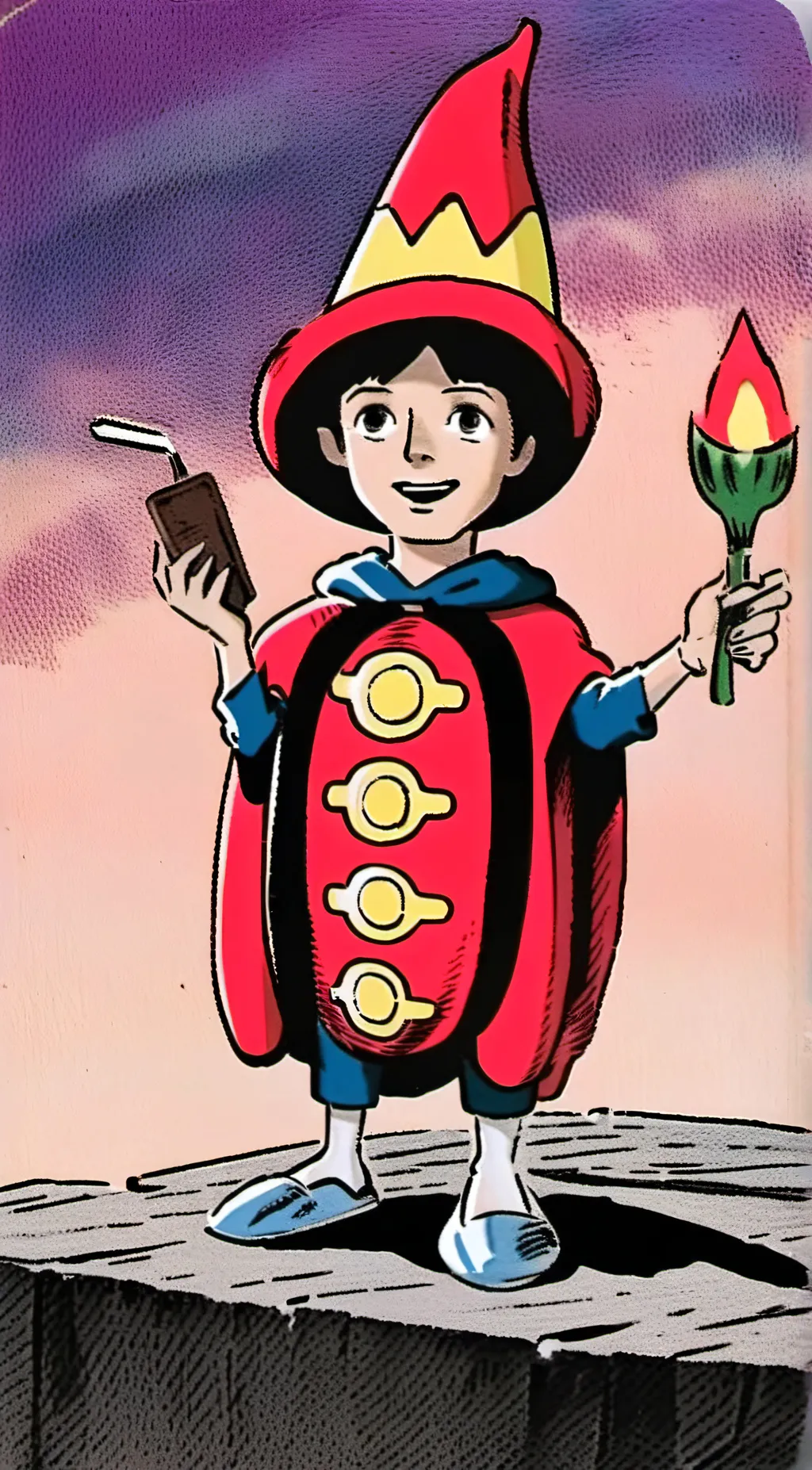 ai character: the wicked wiener background