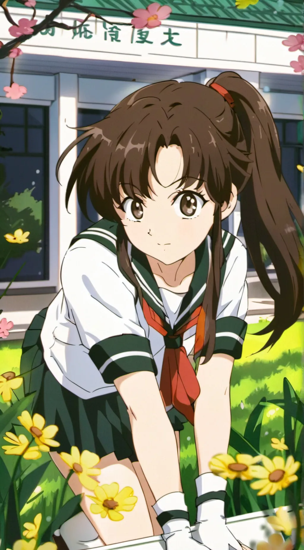 ai character: sailor Jupiter  background