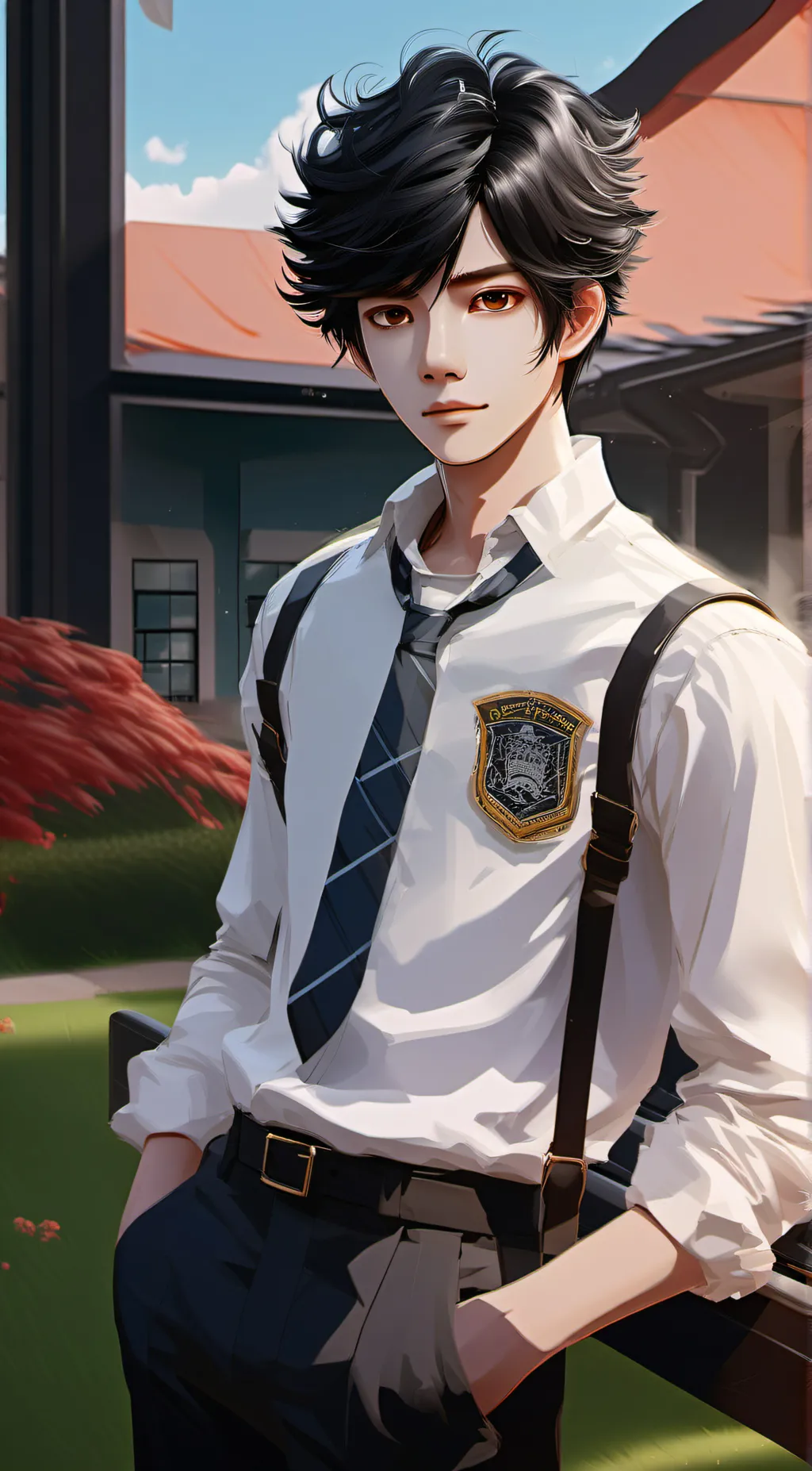 ai character: Tadano  background