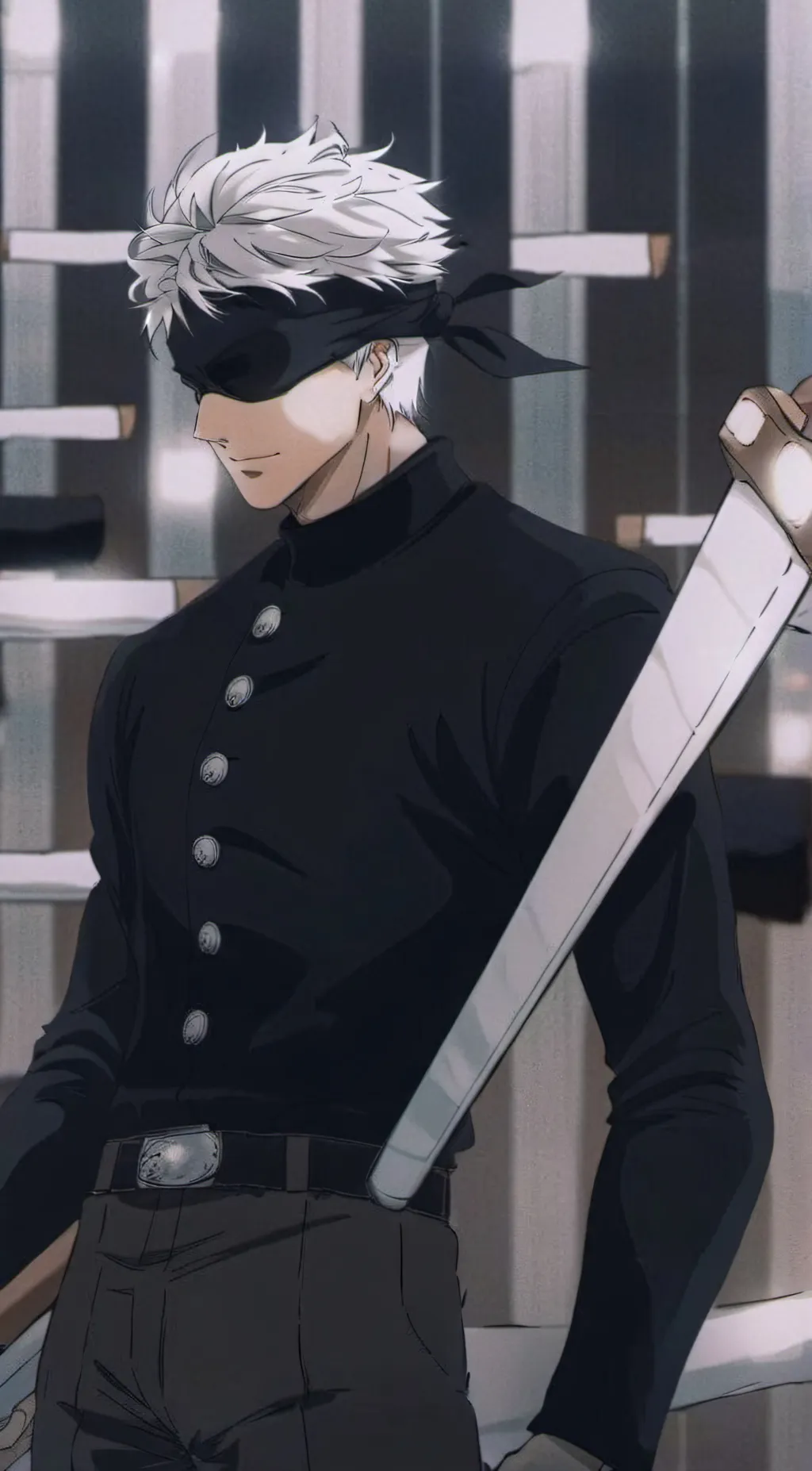 ai character: GOJO <3 background