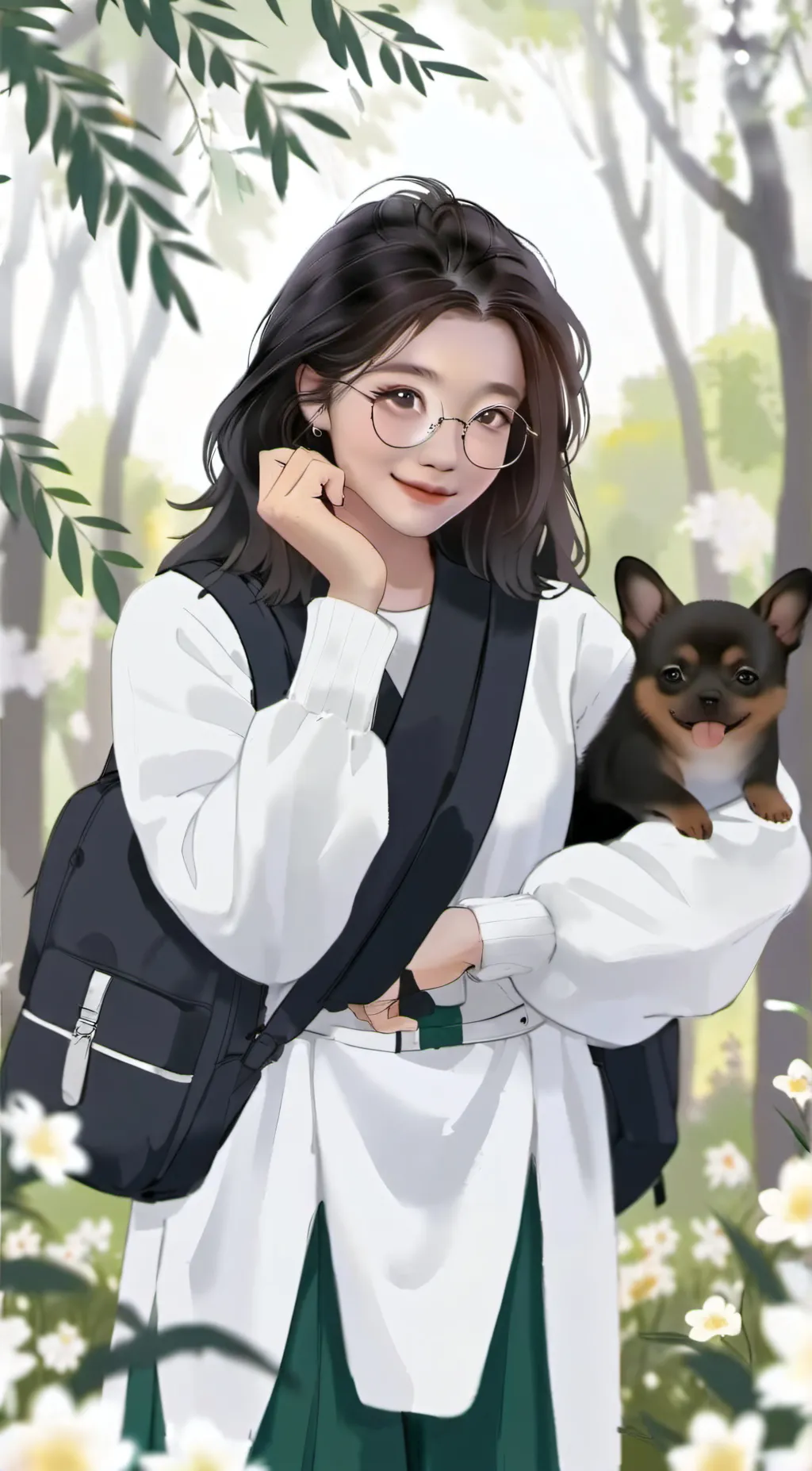 ai character: lila background