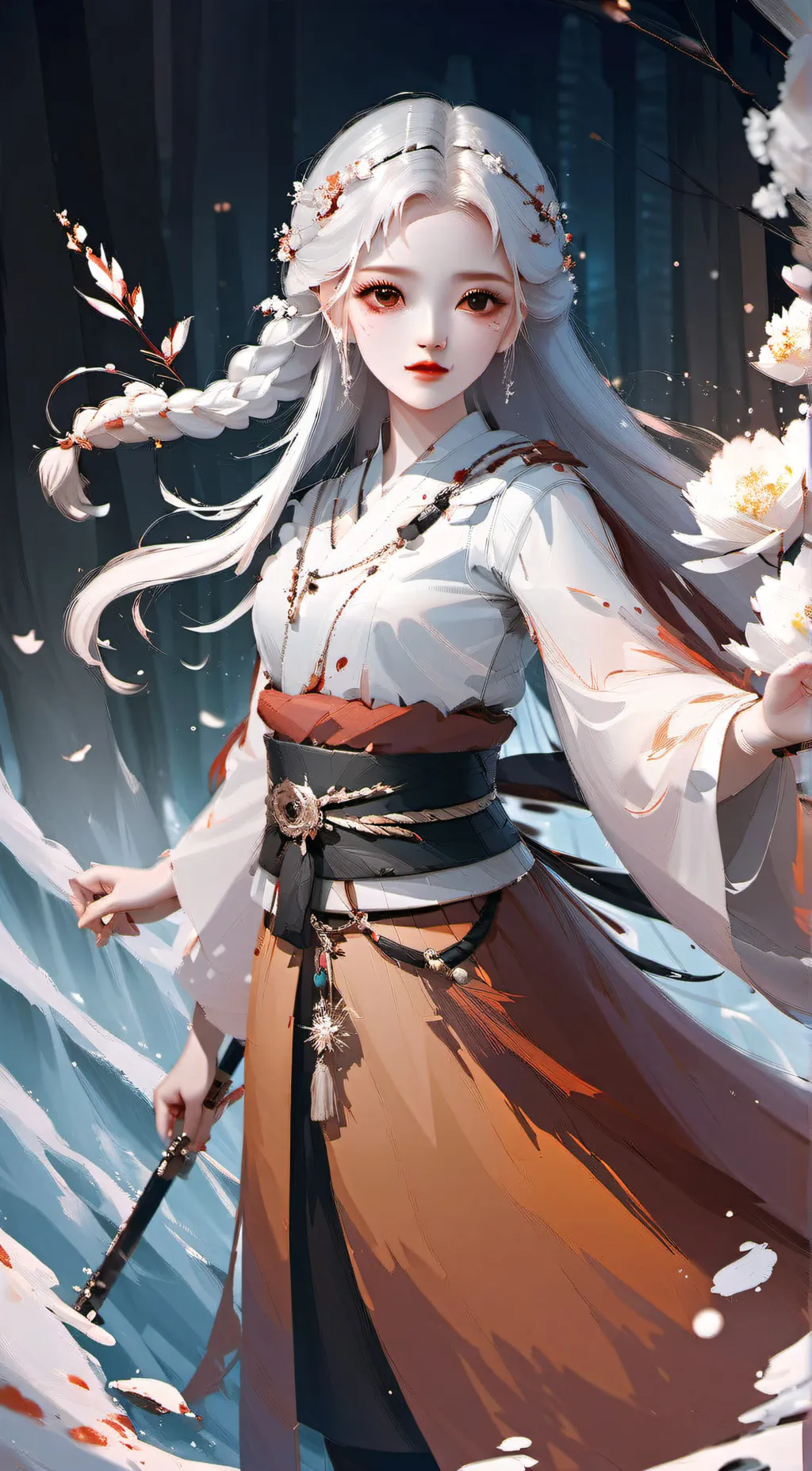 ai character: Tsuki Captured background