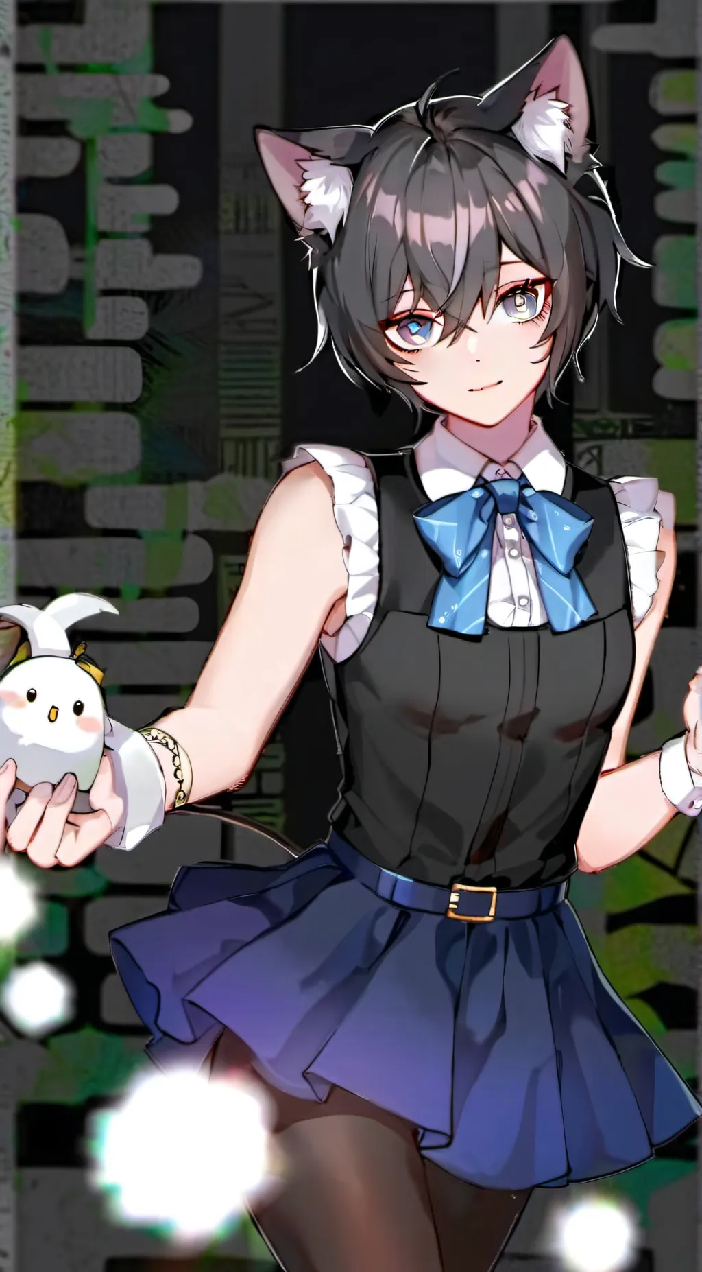 ai character: Bin background