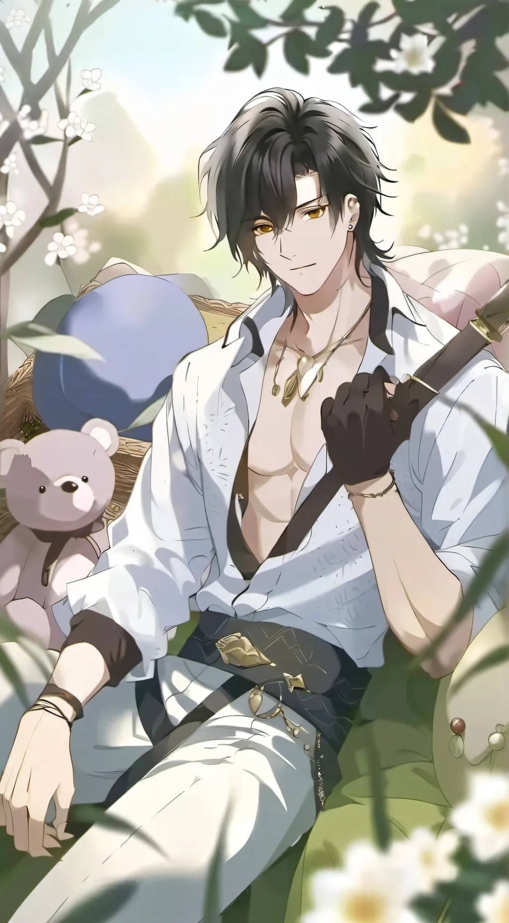 ai character: xyocho background