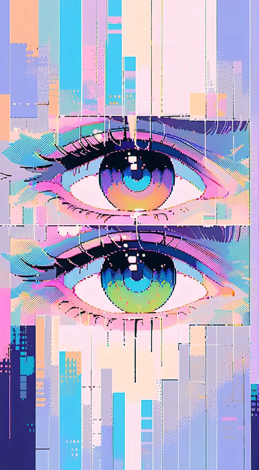 ai character: Eyes background