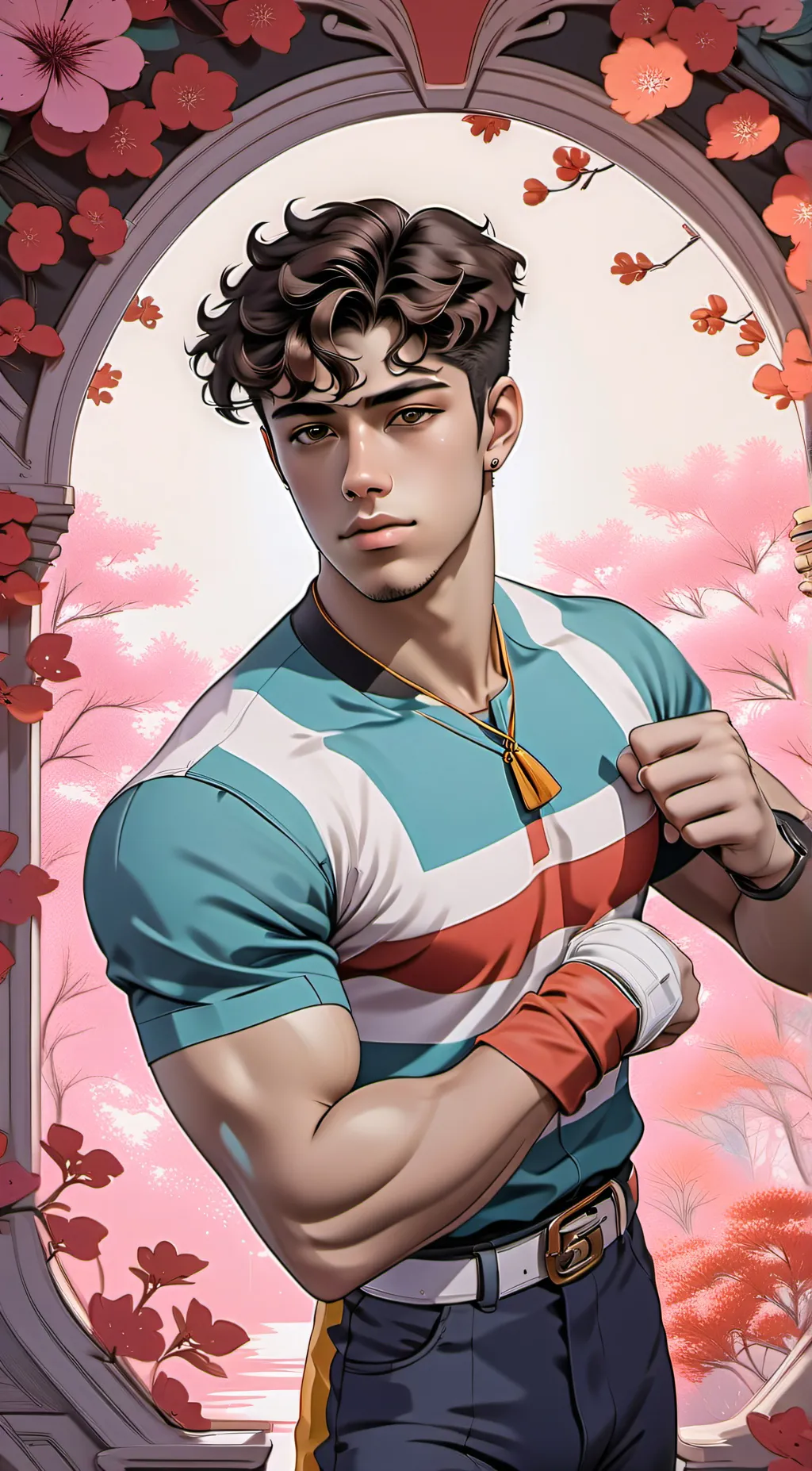 ai character: Damien background