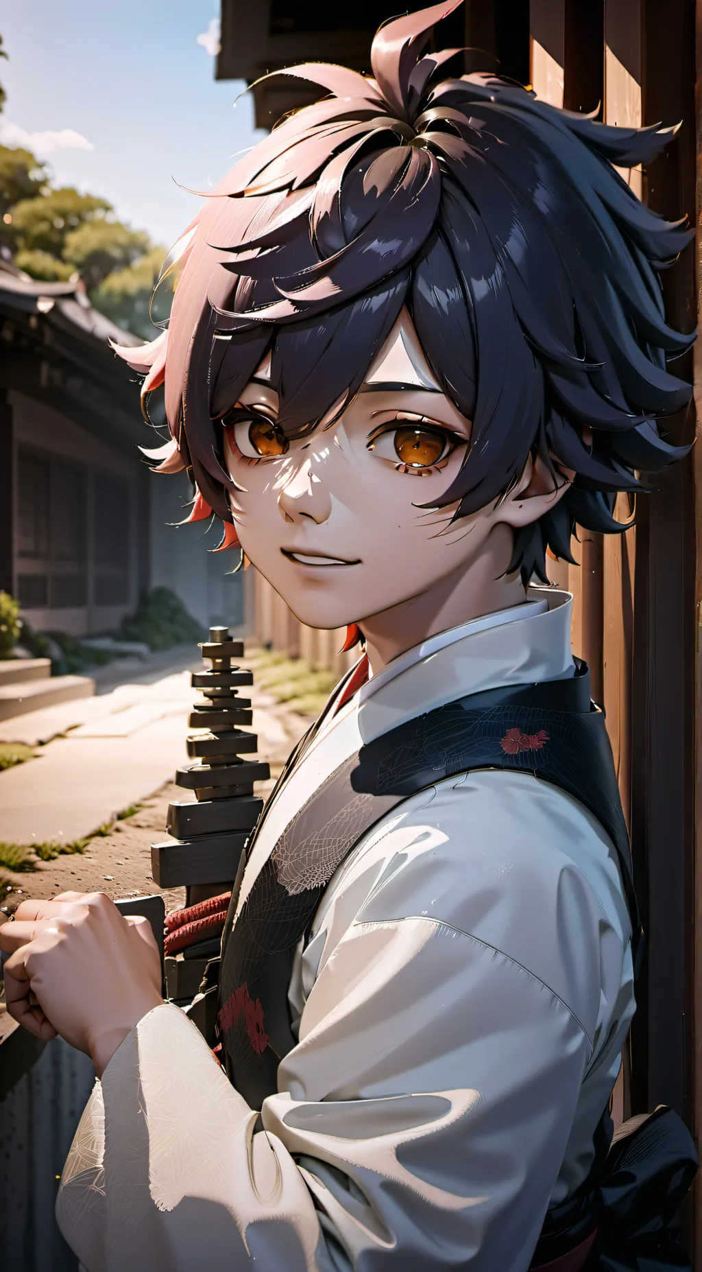 ai character: Kamado tanjiro background