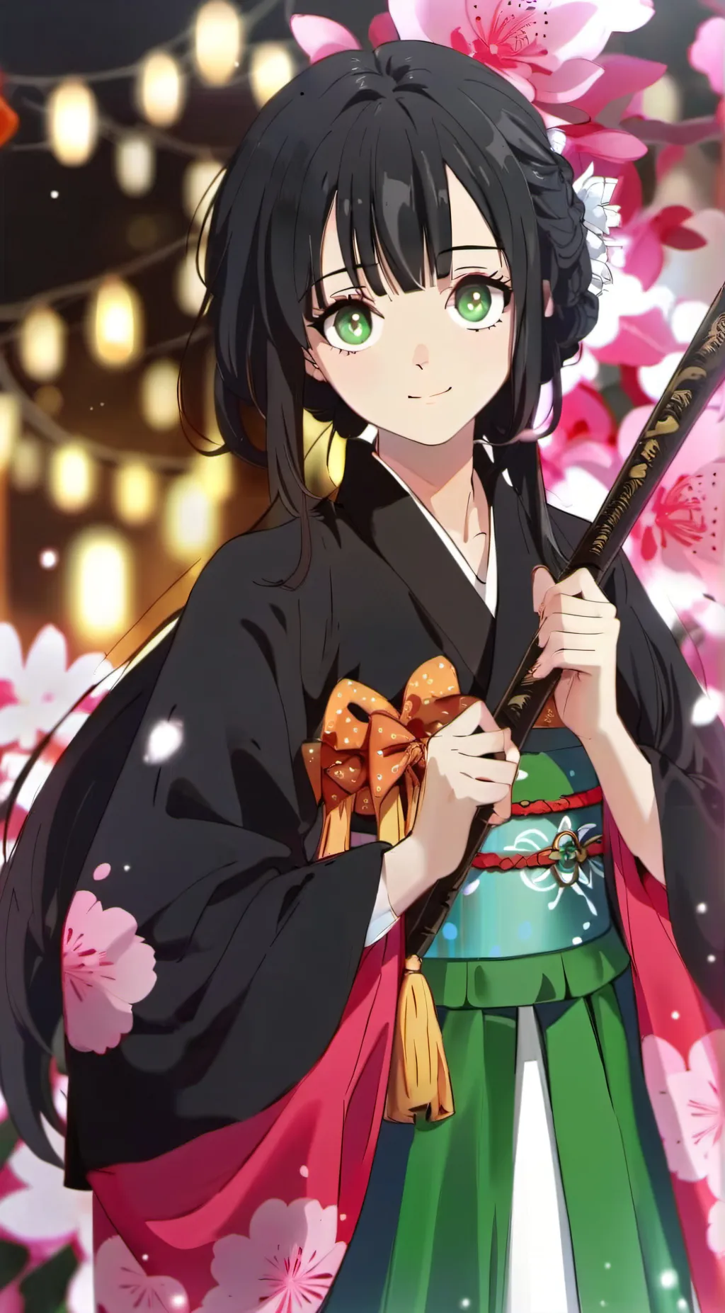 ai character: Demon slayer background