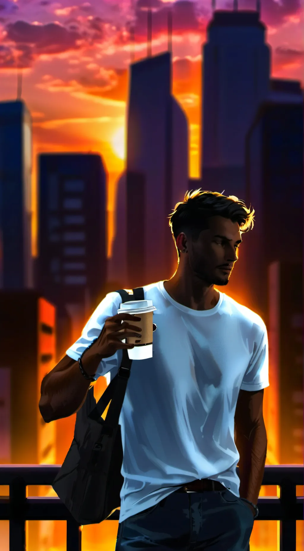 ai character: Trenton  background