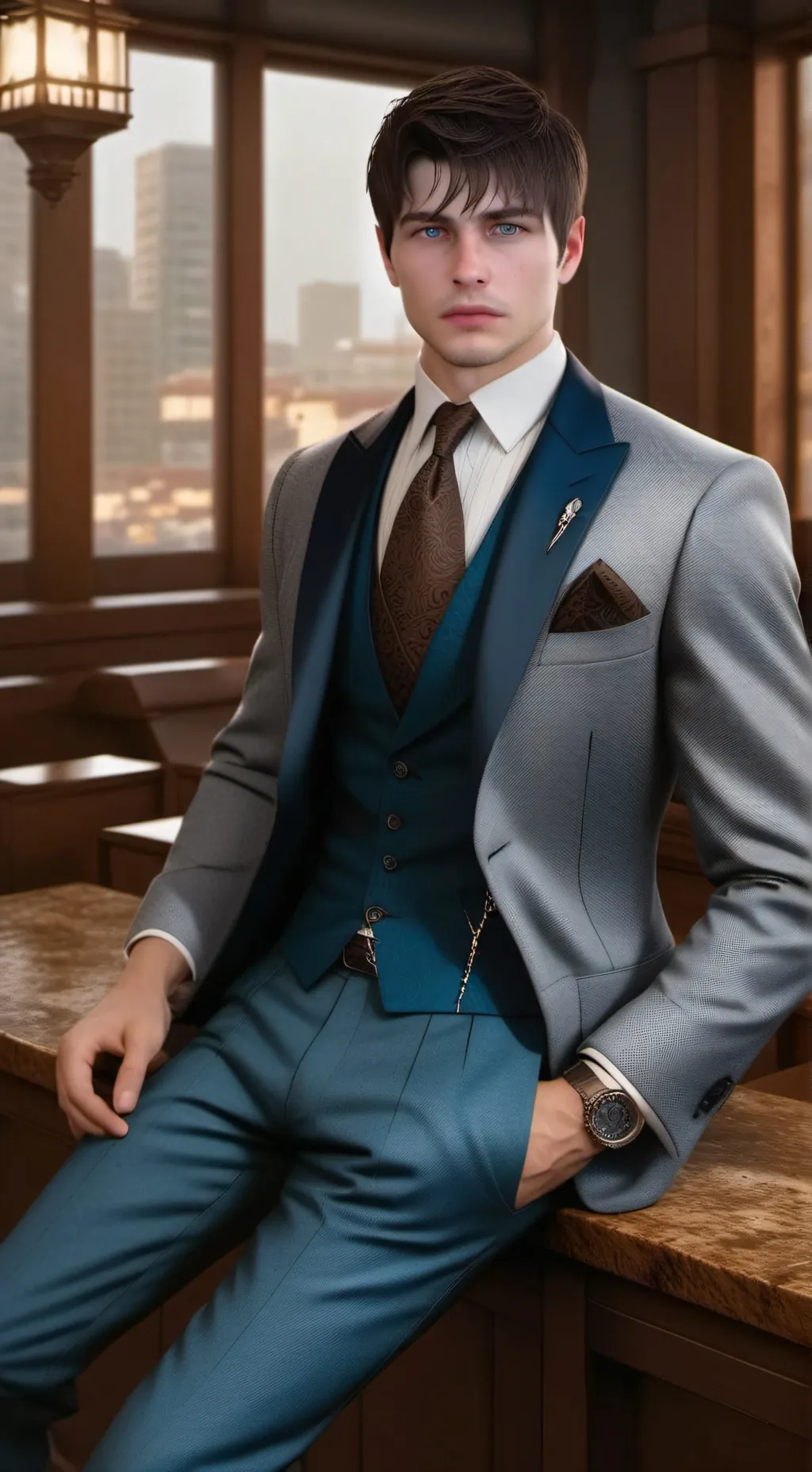 ai character: ♰꧁Cole꧂♰ background