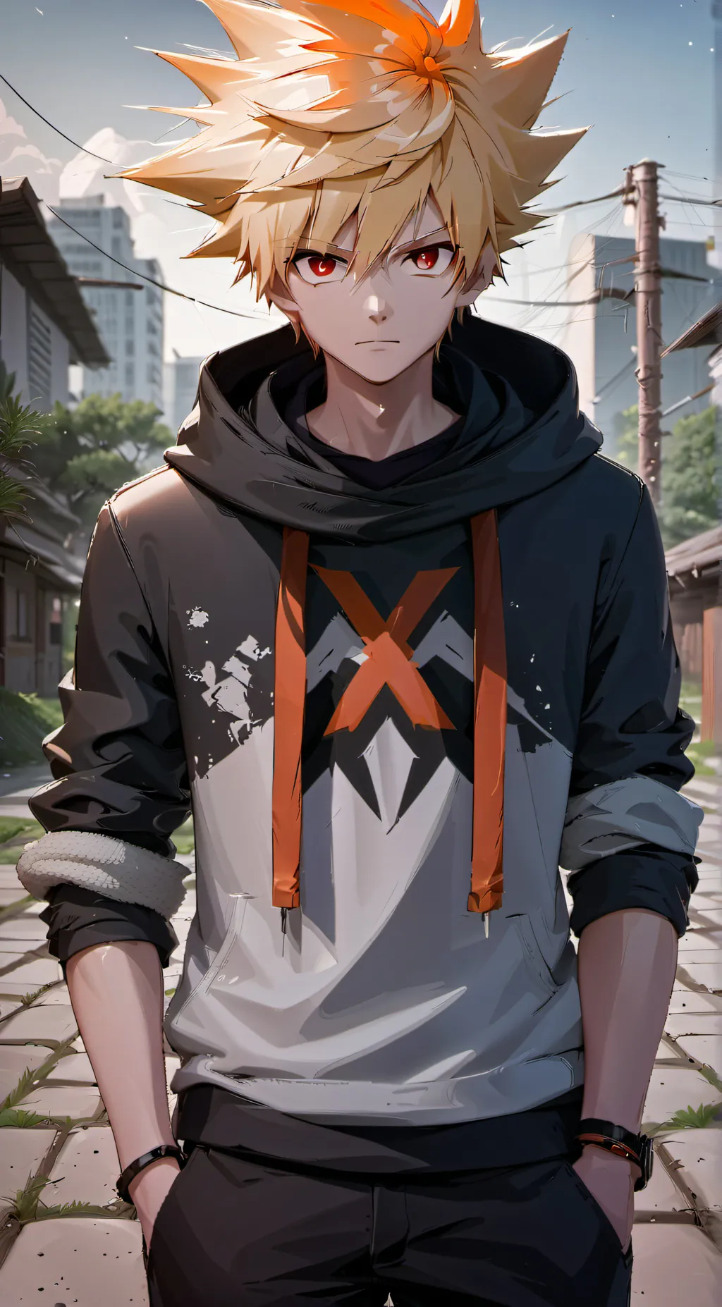 ai character: bakugou background