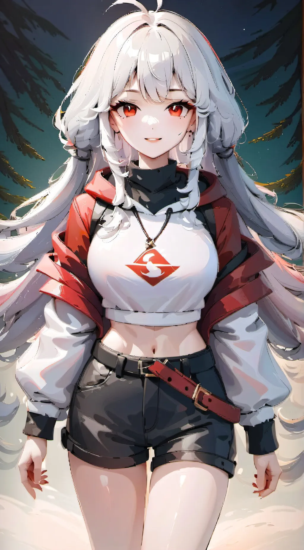 ai character: Ryukyu  background