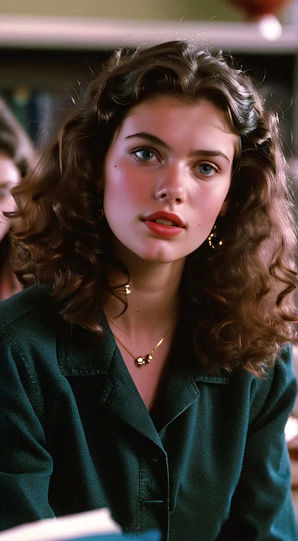 ai character: Nancy Thompson background