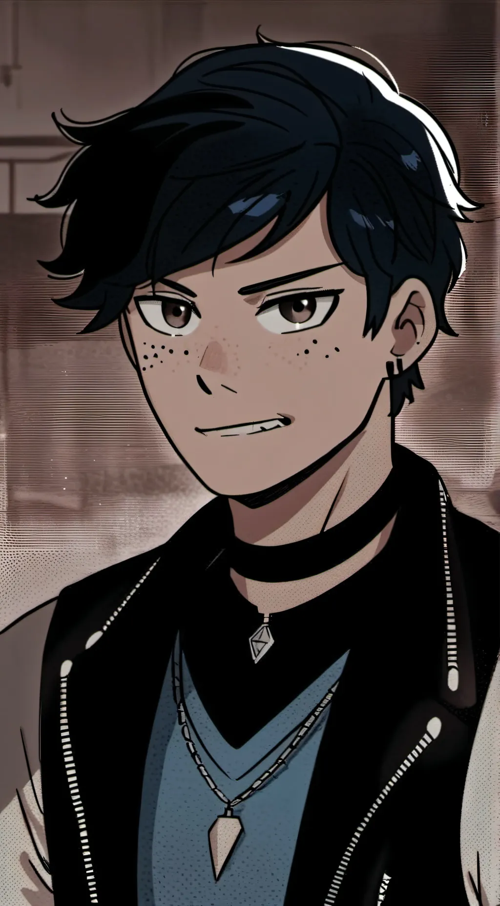 ai character: Frisk background