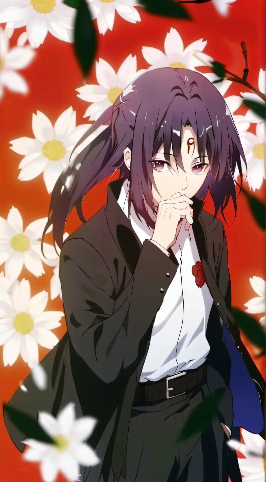 ai character: female itachi background