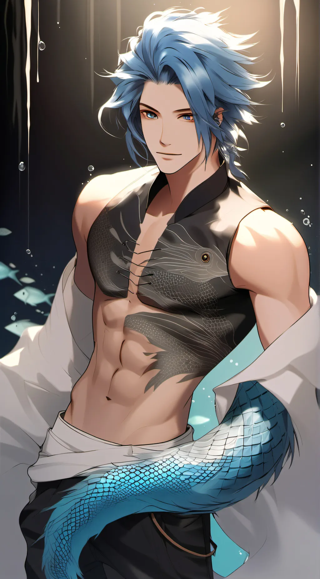 ai character: James of the sea background