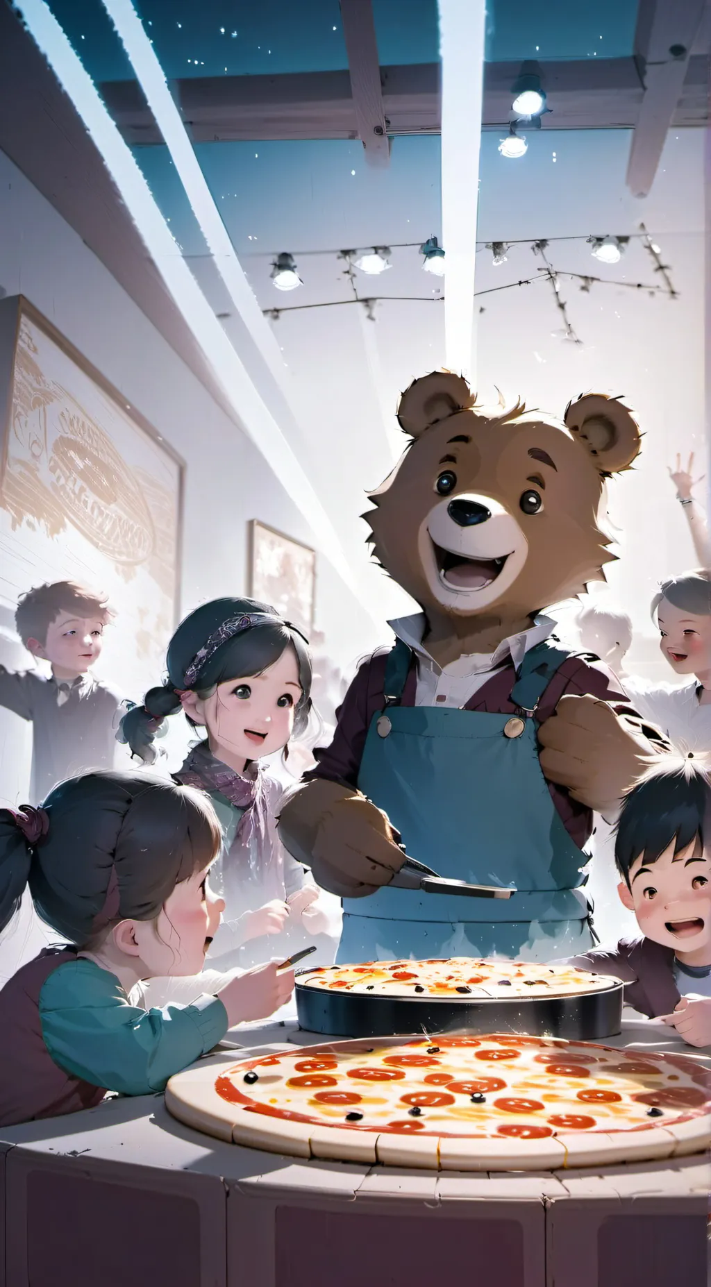 ai character: Animatronic sim background