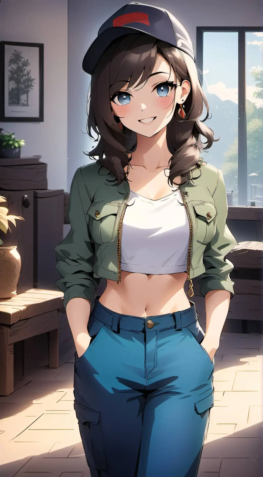 ai character: Sophia  background