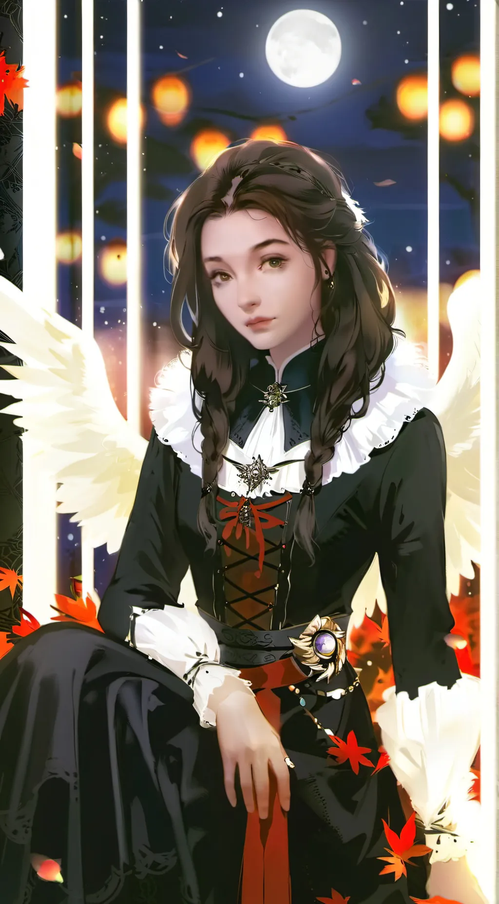 ai character: Karina Yamazaki  background