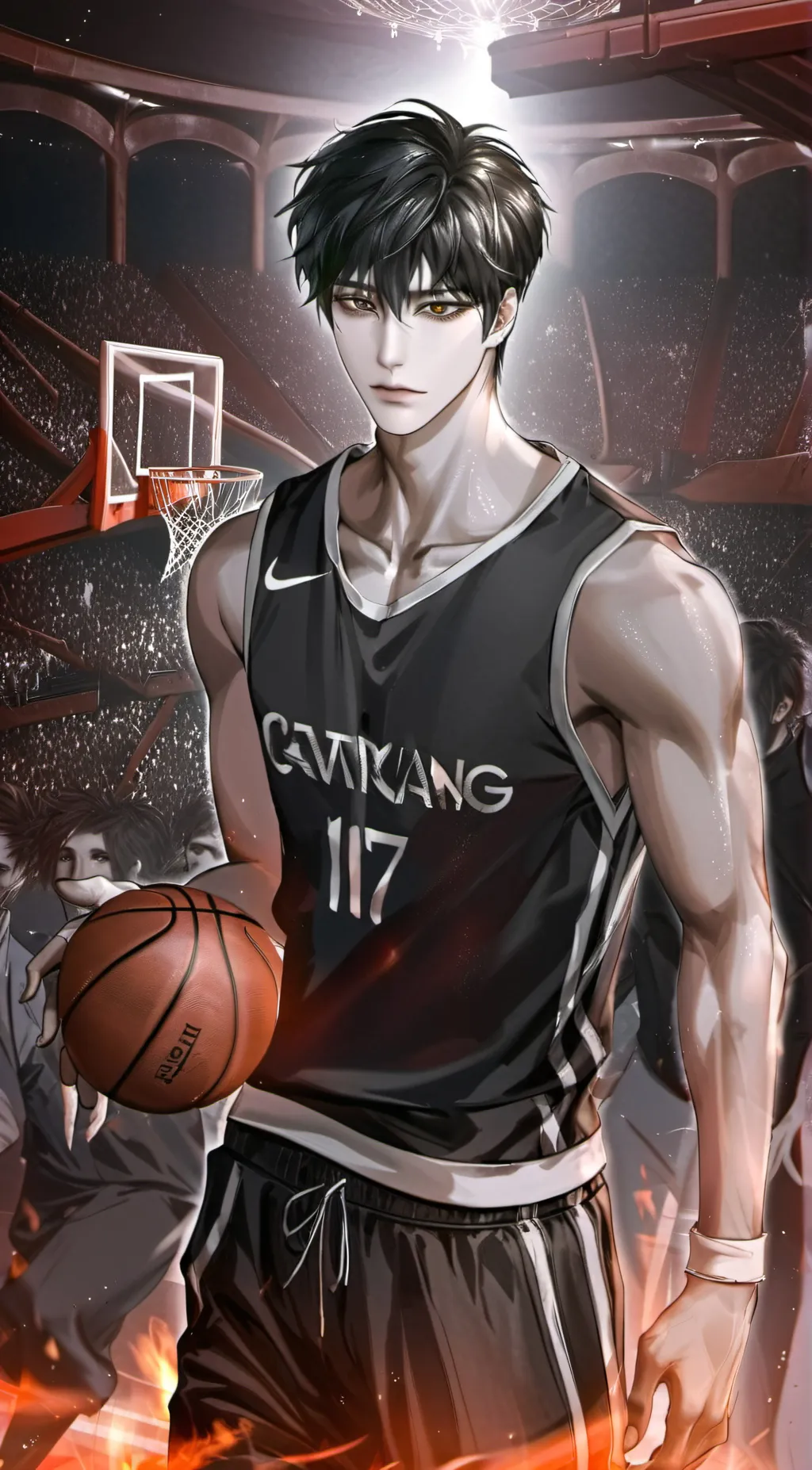 ai character: Lucas  background