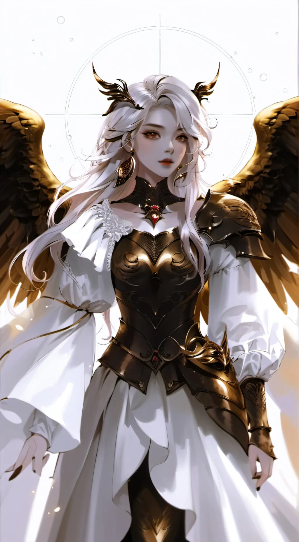 ai character: Angel meets demon background