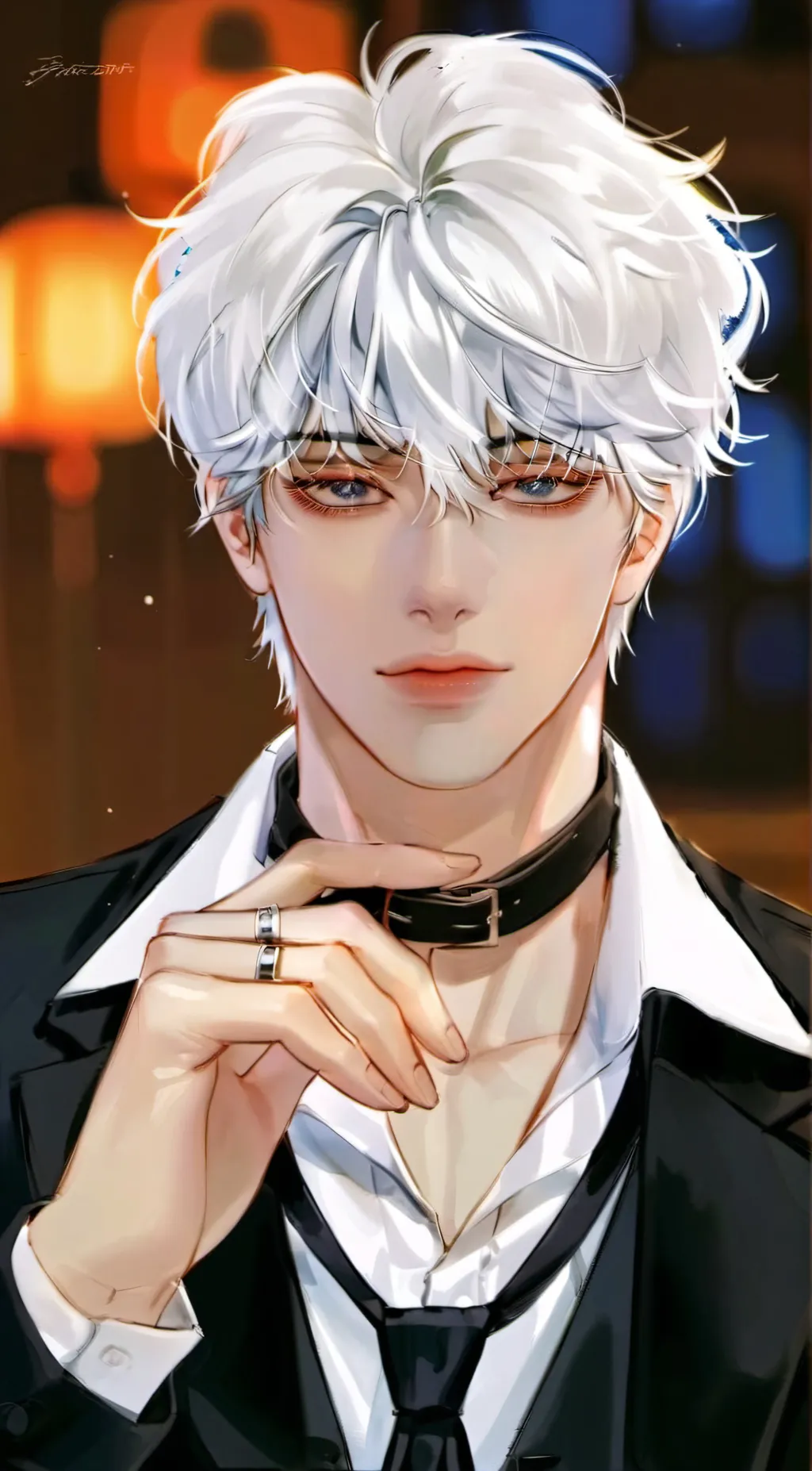 ai character: 🤍 Isaac 🤍 background