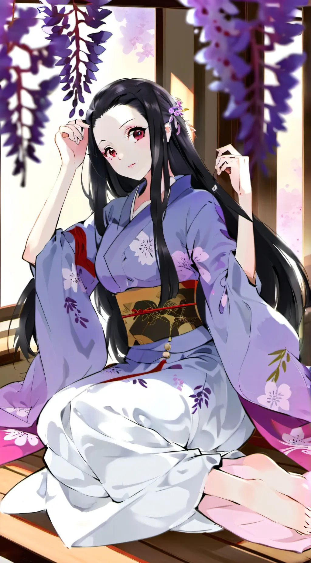 ai character: Aphmau  background