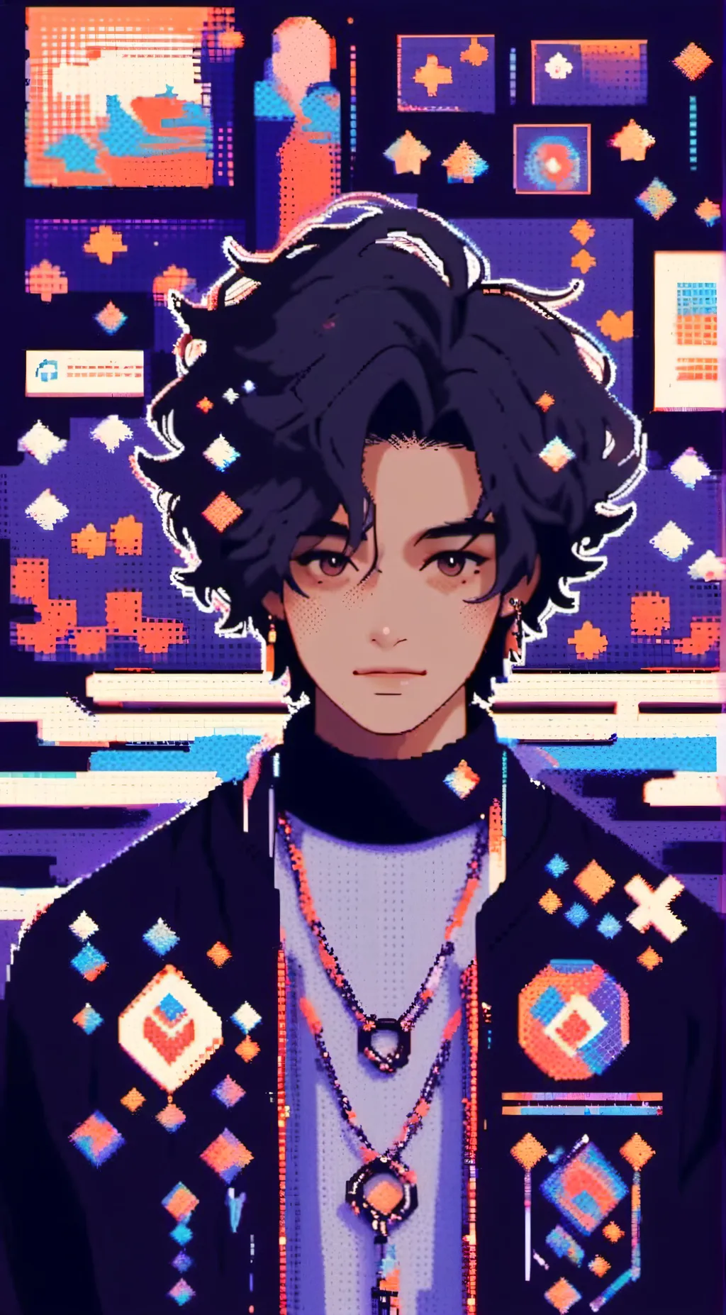 ai character: Aiden  background