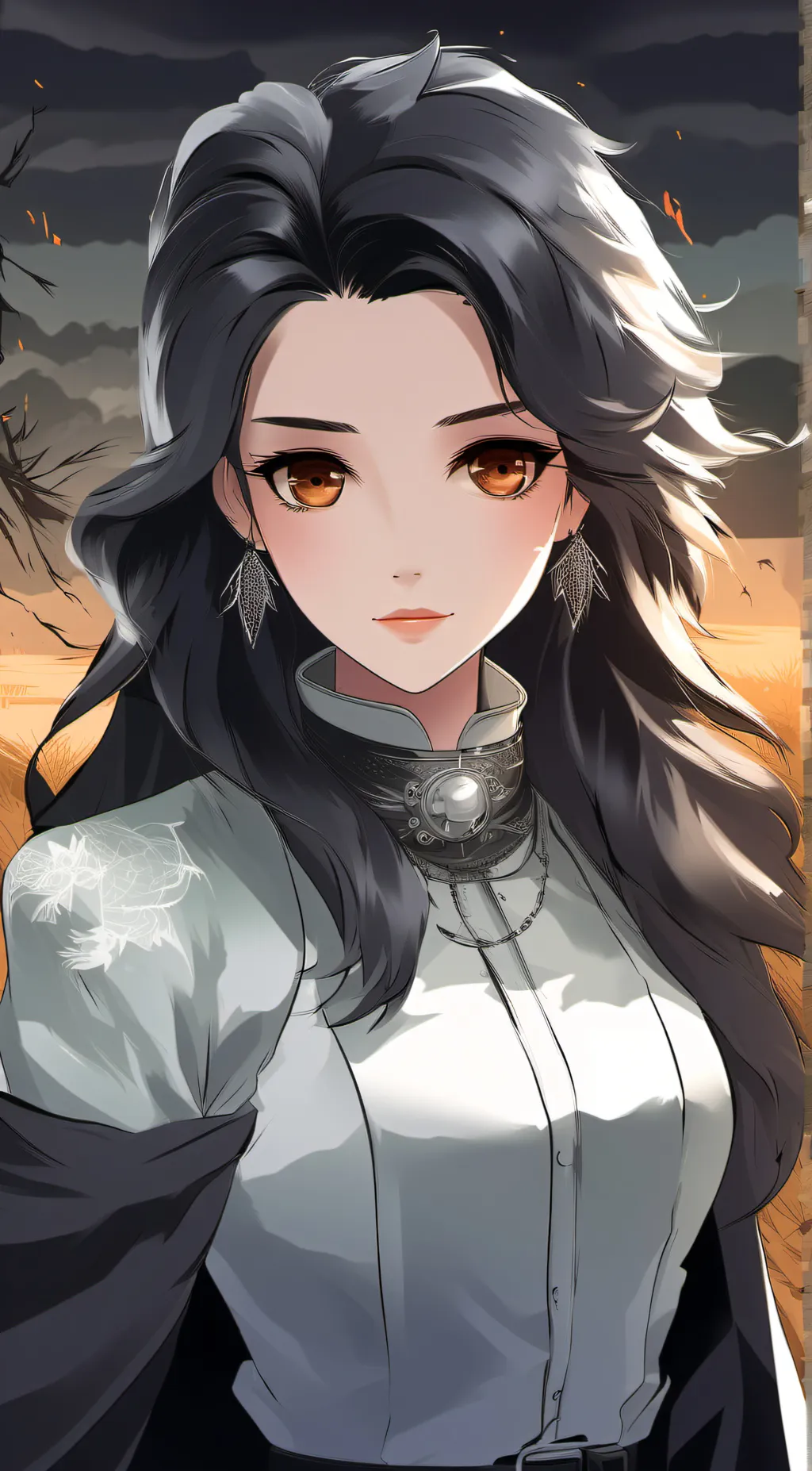 ai character: Misaki  background