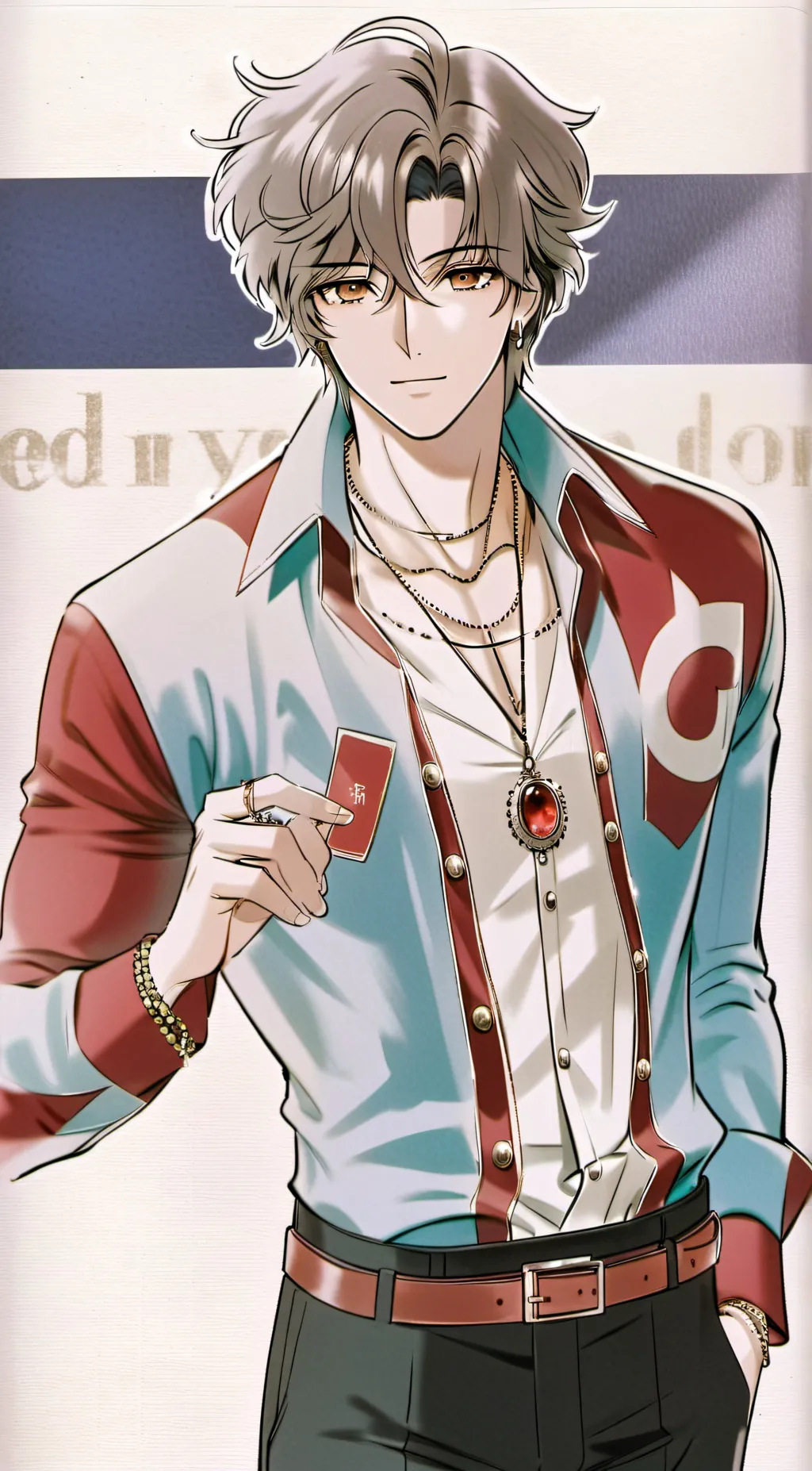 ai character: andreo background