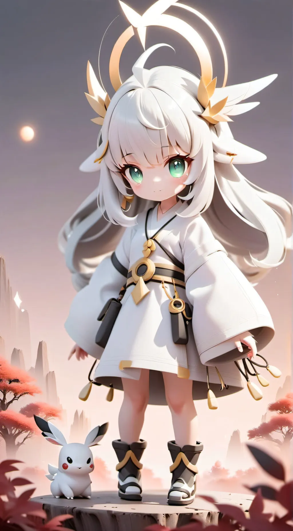 ai character: Arceus  background