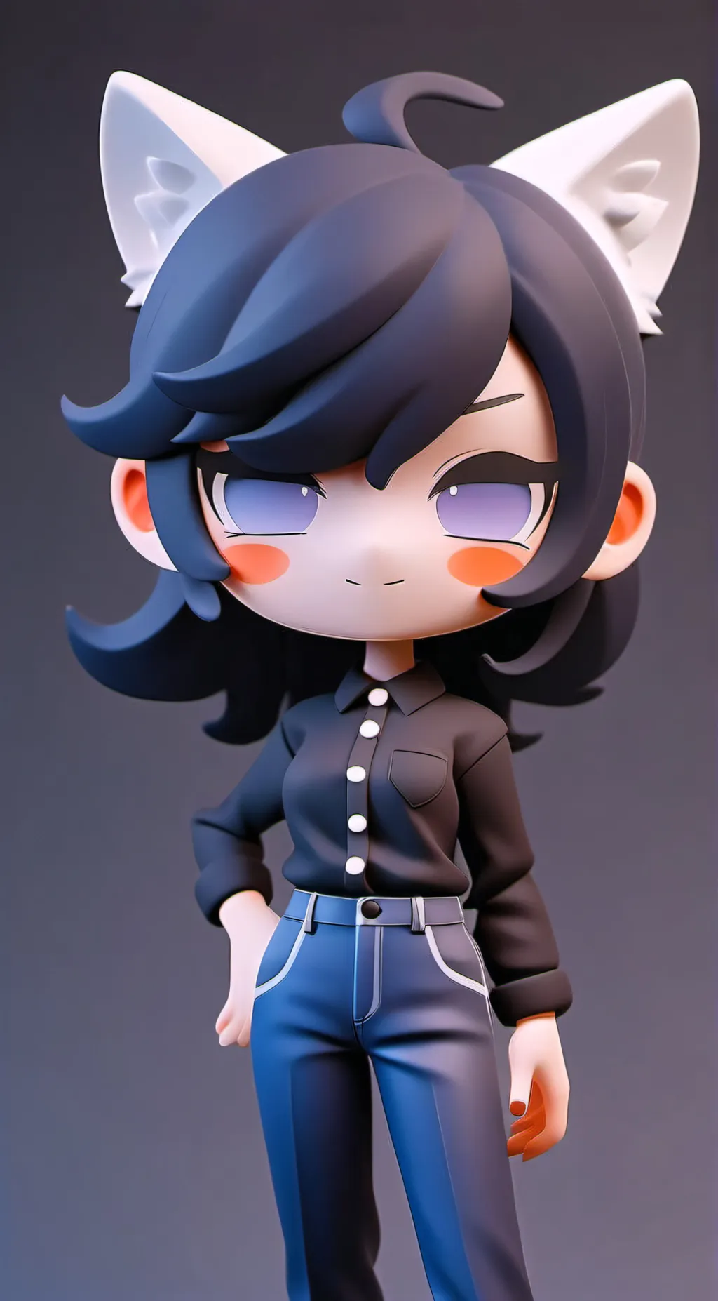 ai character: 🖤MISS CIRCLE🤍 background