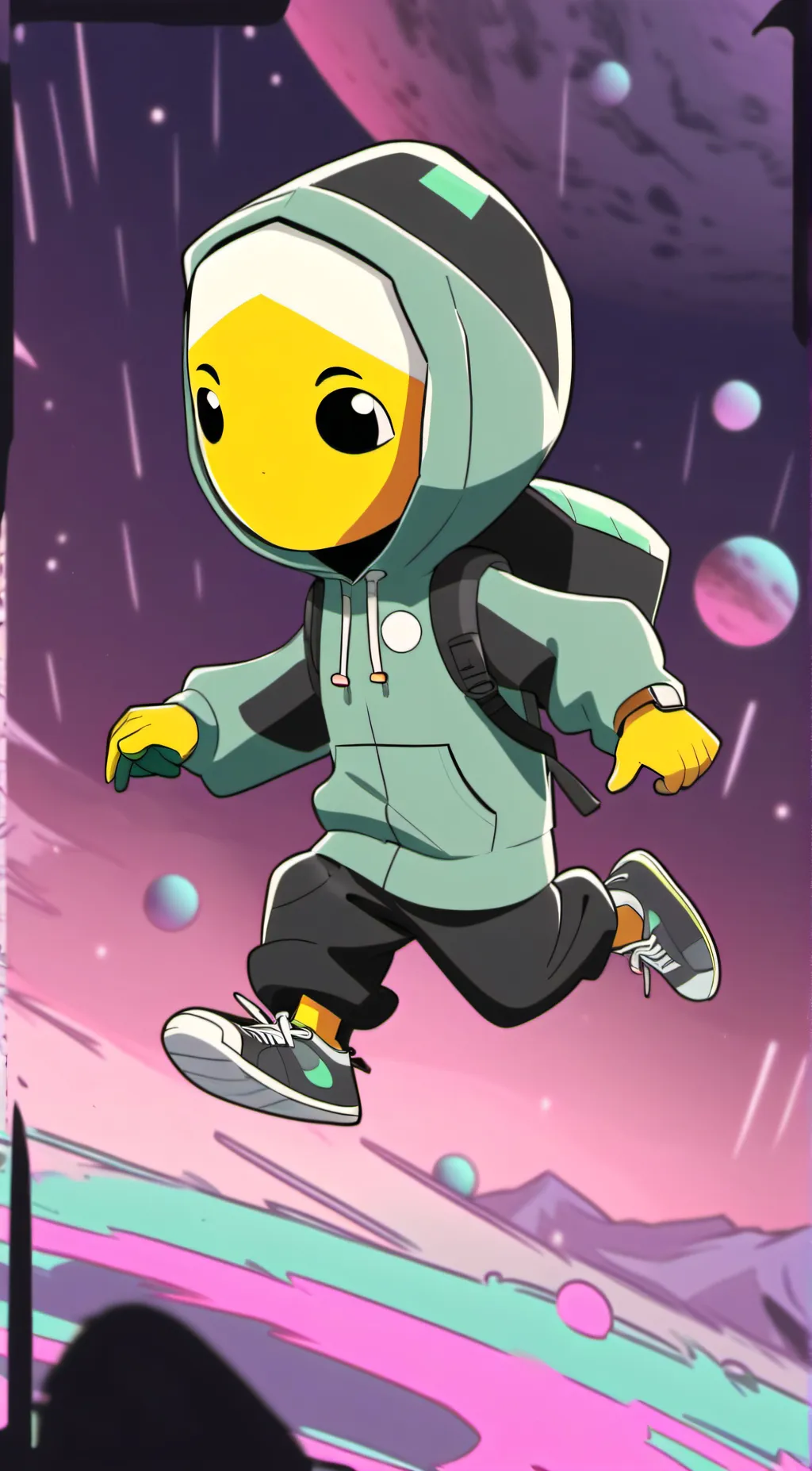 ai character: ping background