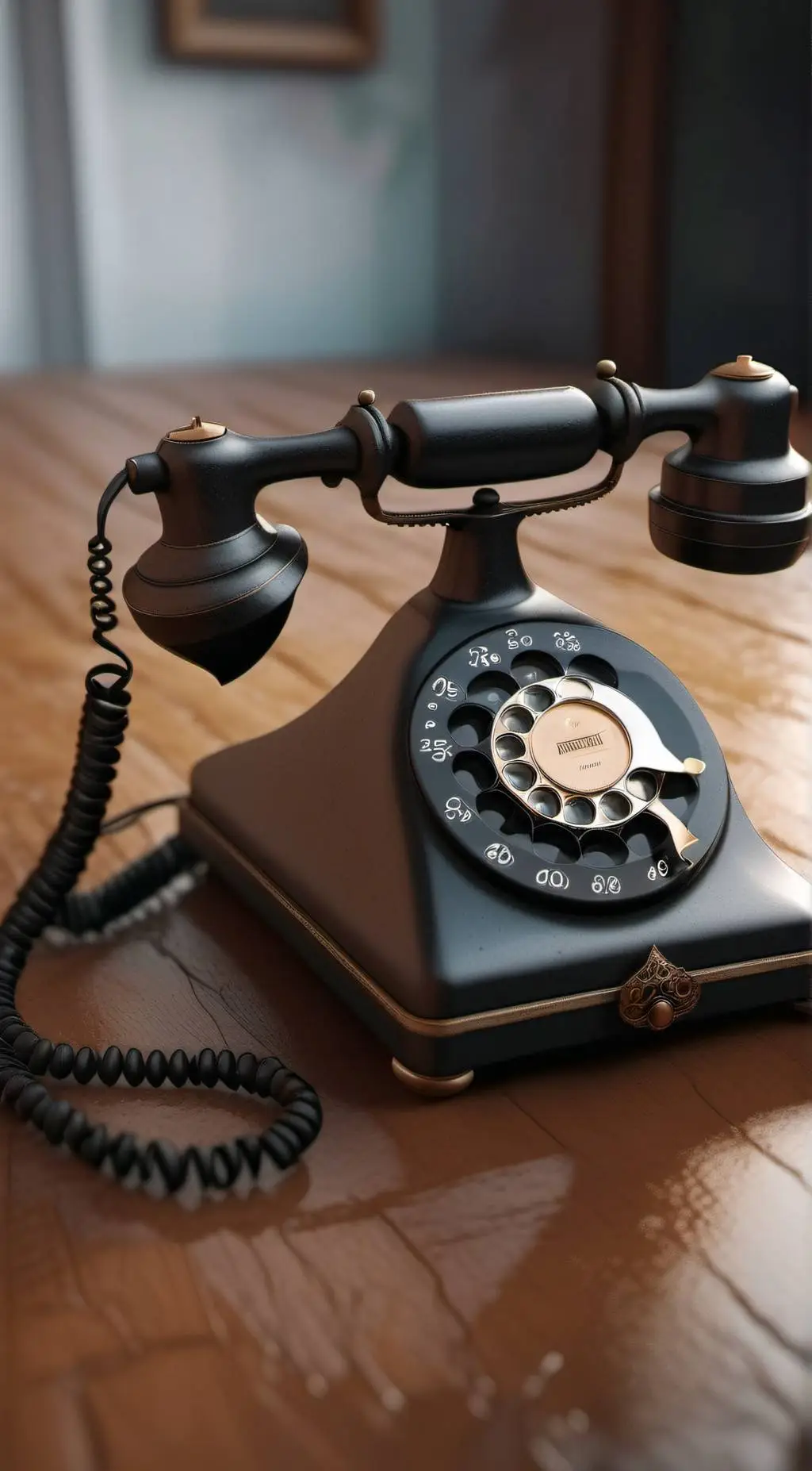 ai character: The black phone  background