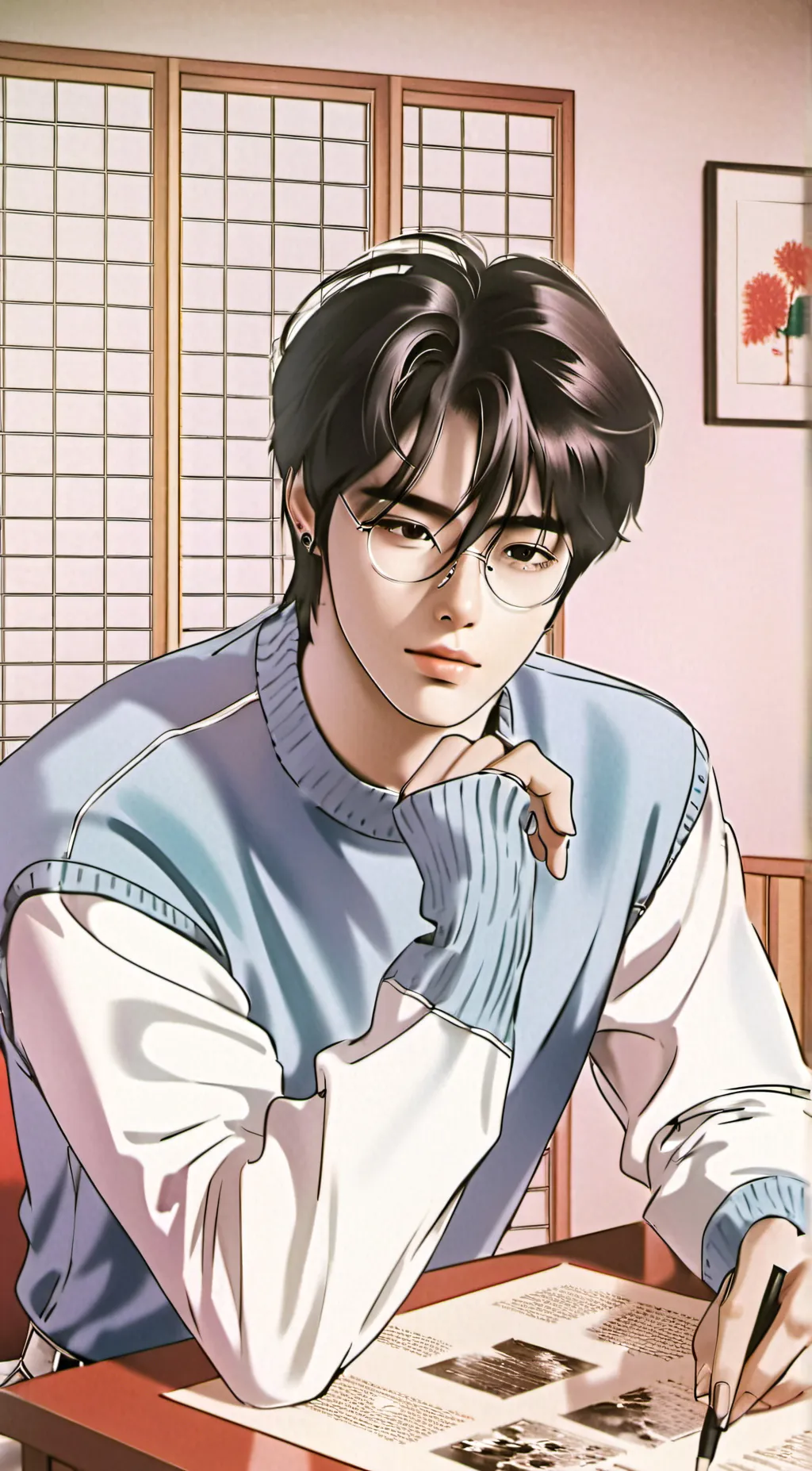 ai character: Park Sunghoon  background