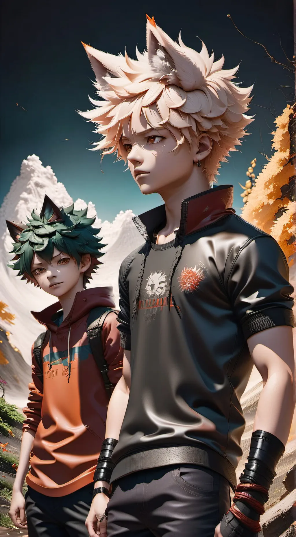 ai character: Werewolf Class 1-A background