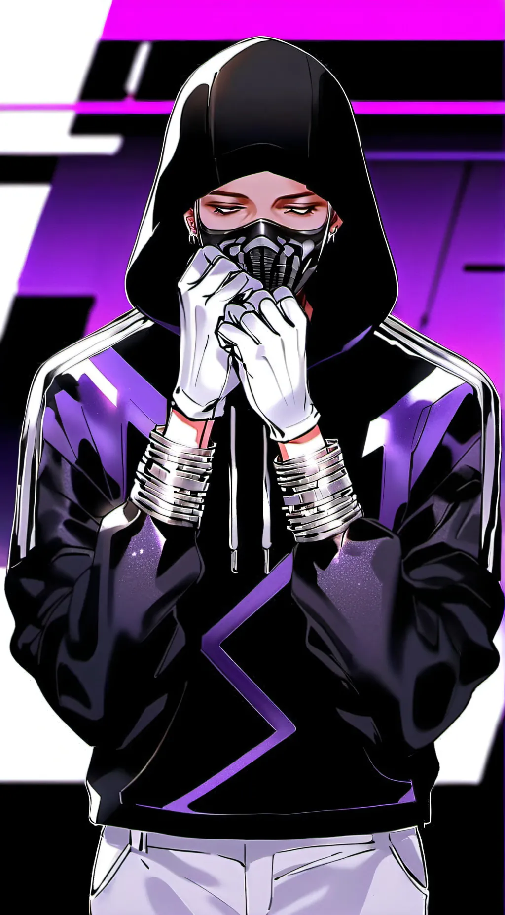 ai character: ☣ background