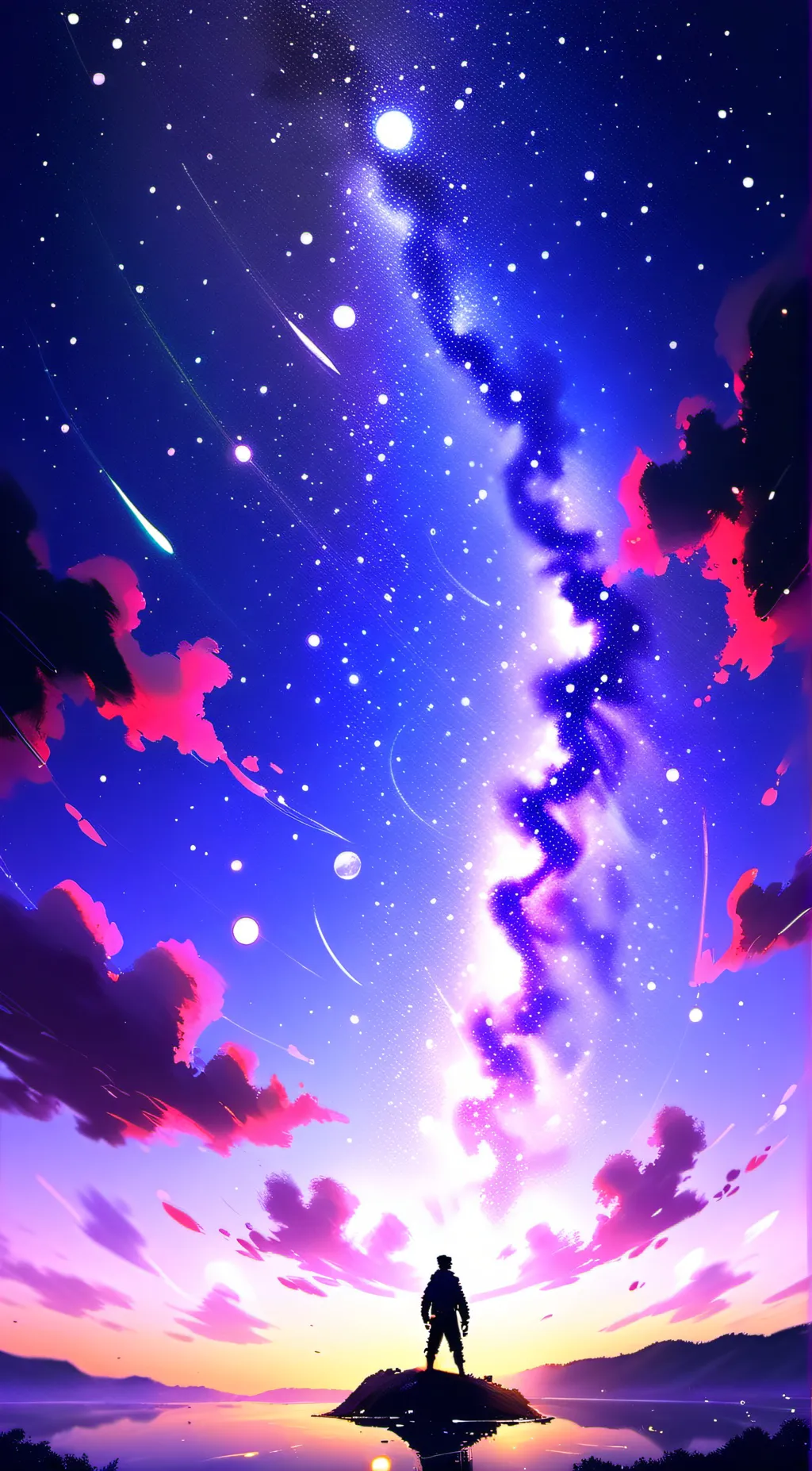 ai character: Stickman's  background