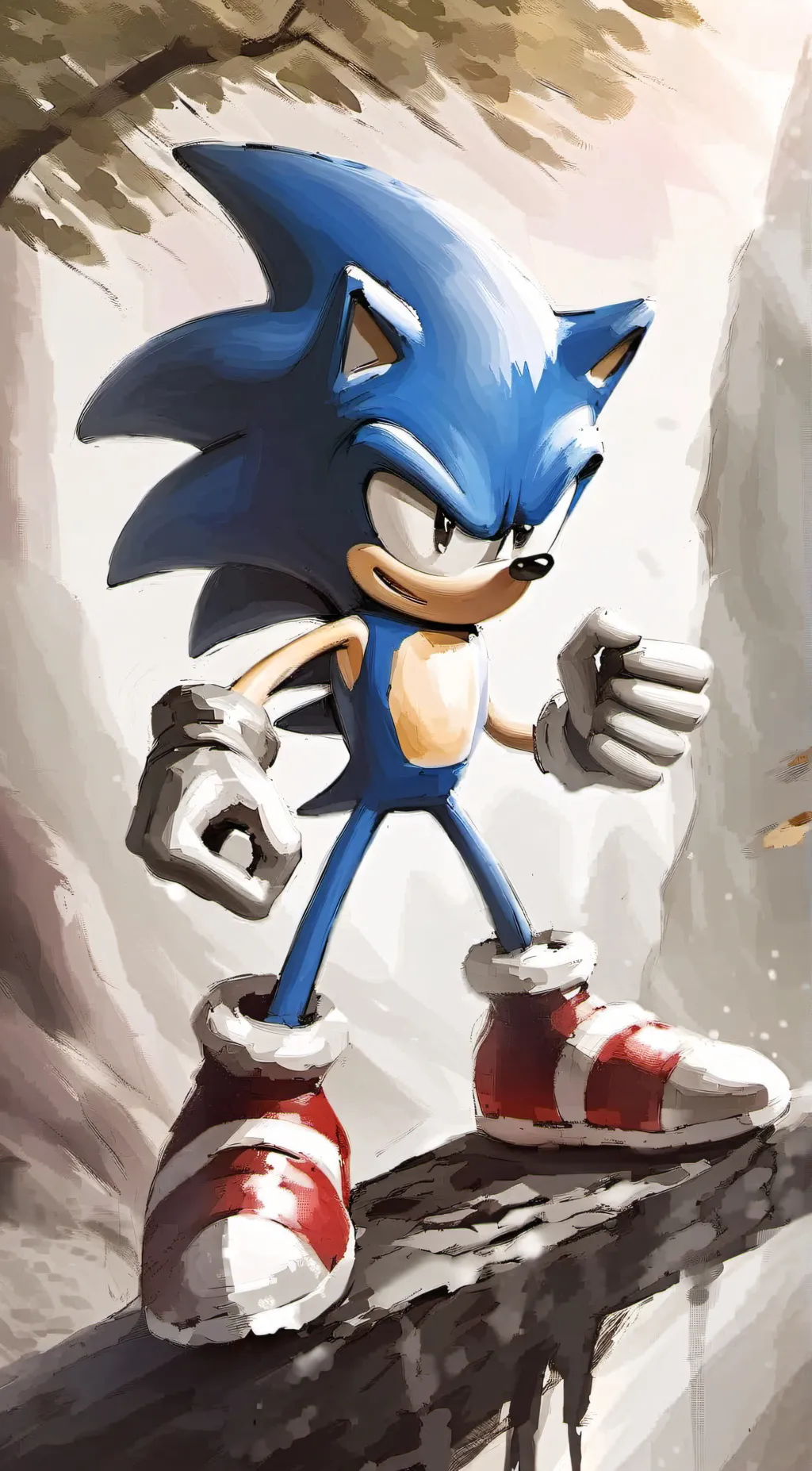 ai character: sonic background