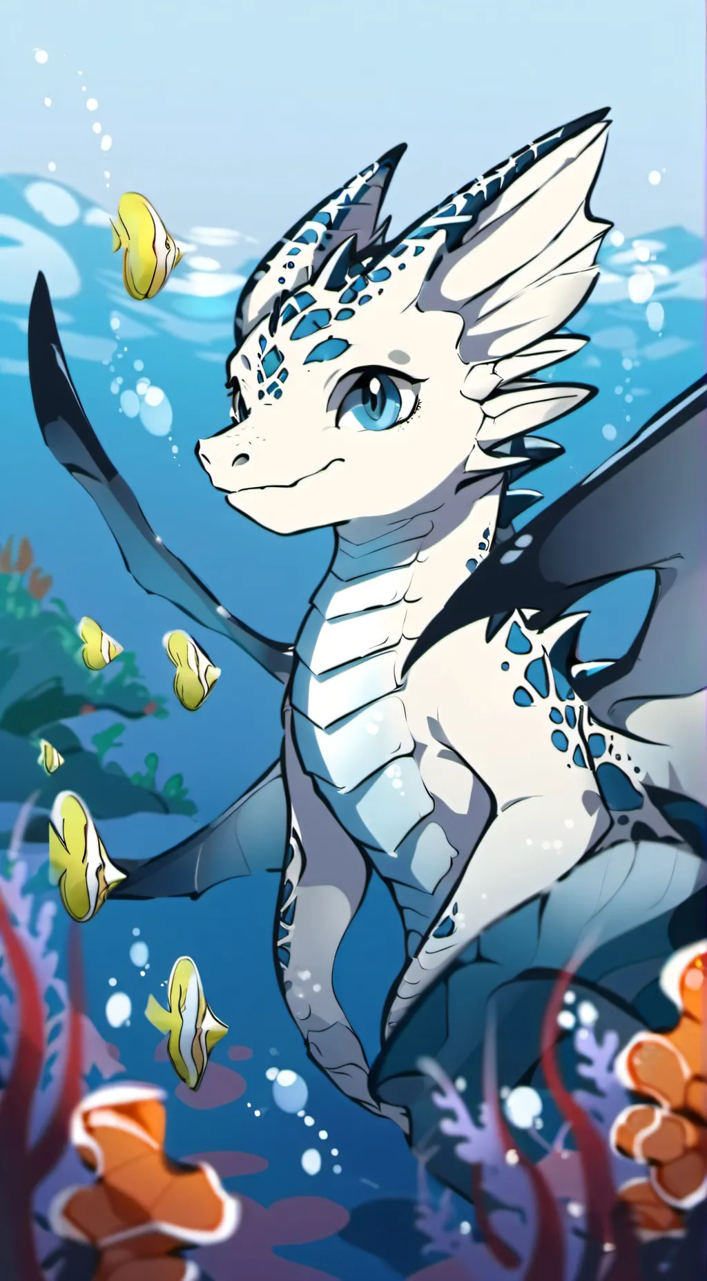 ai character: Tsunami  background