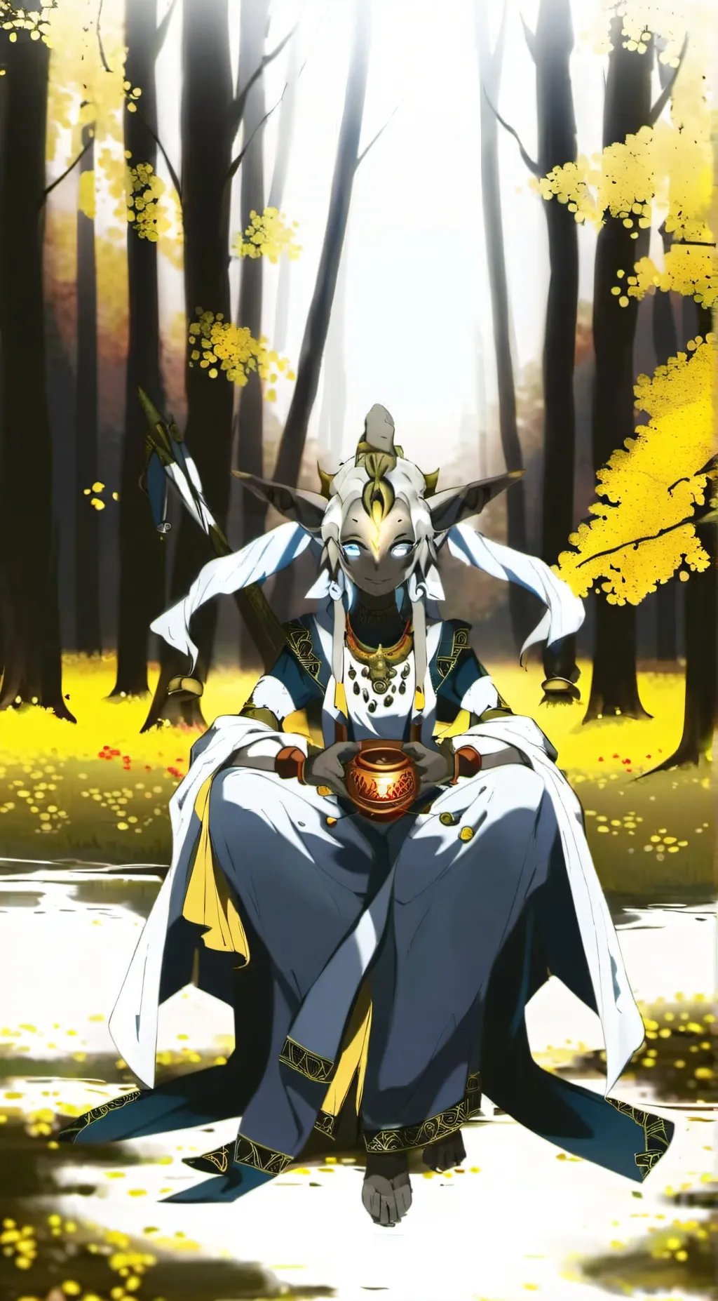 ai character: Mineru background