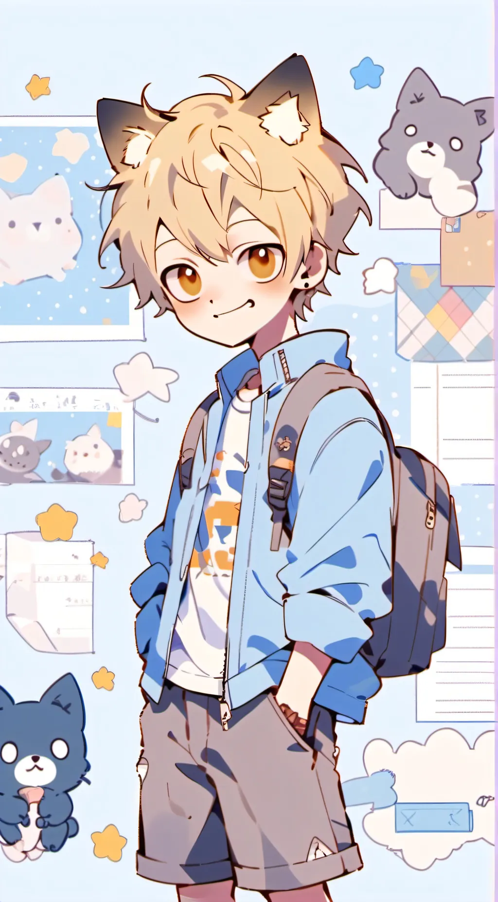 ai character: Shadow  background