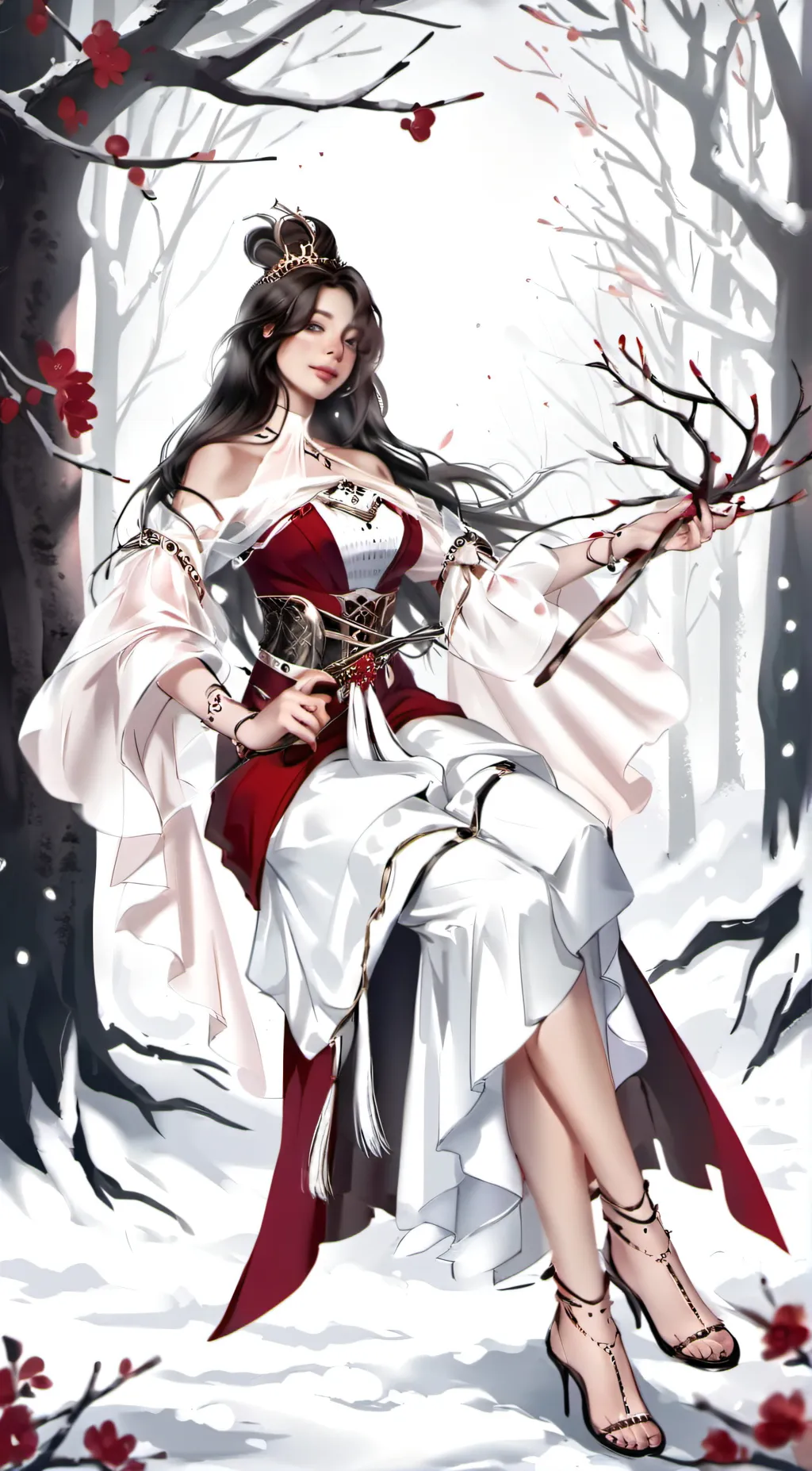 ai character: Aurora background