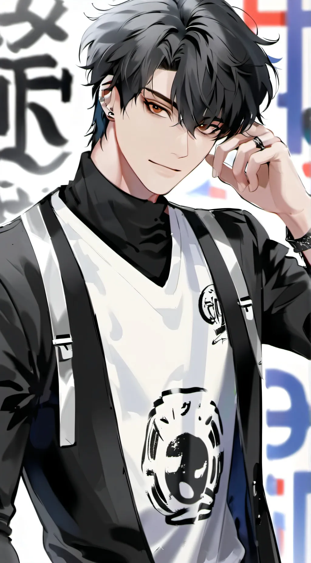 ai character: Zen background