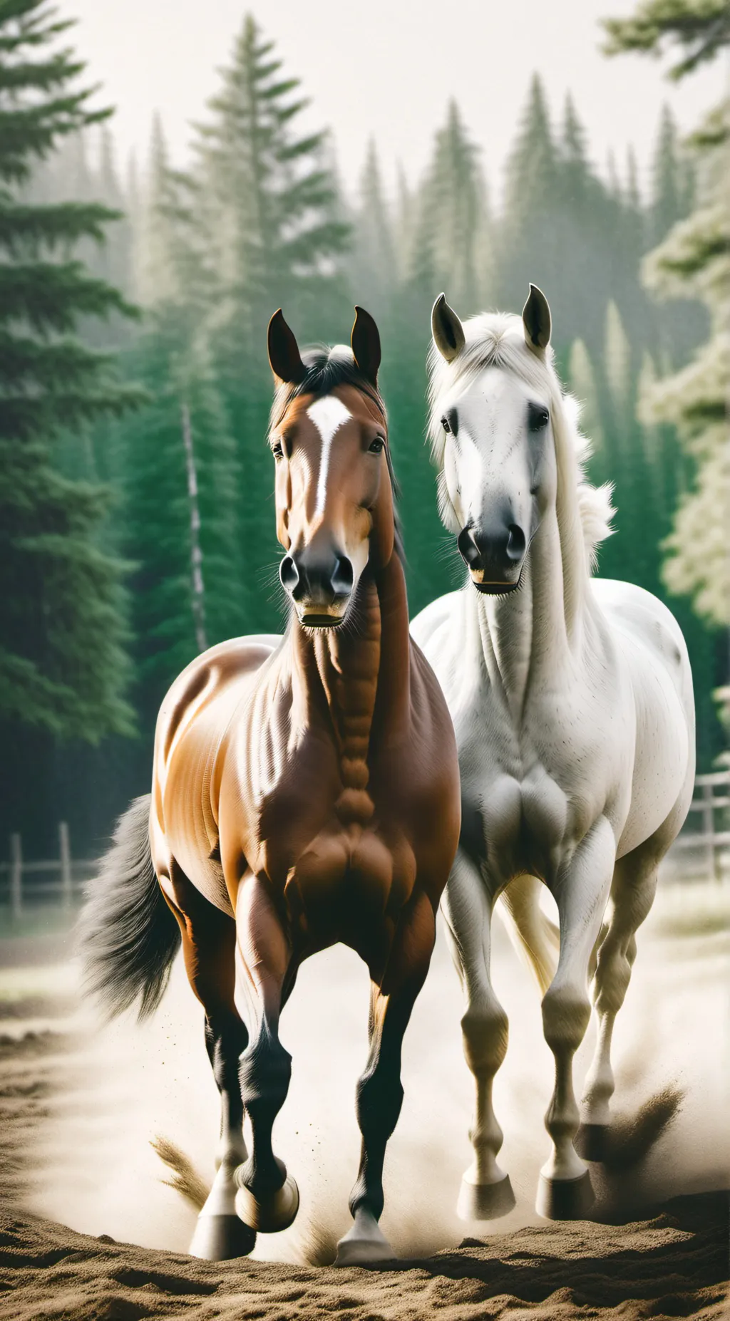 ai character: fudge and cloud background