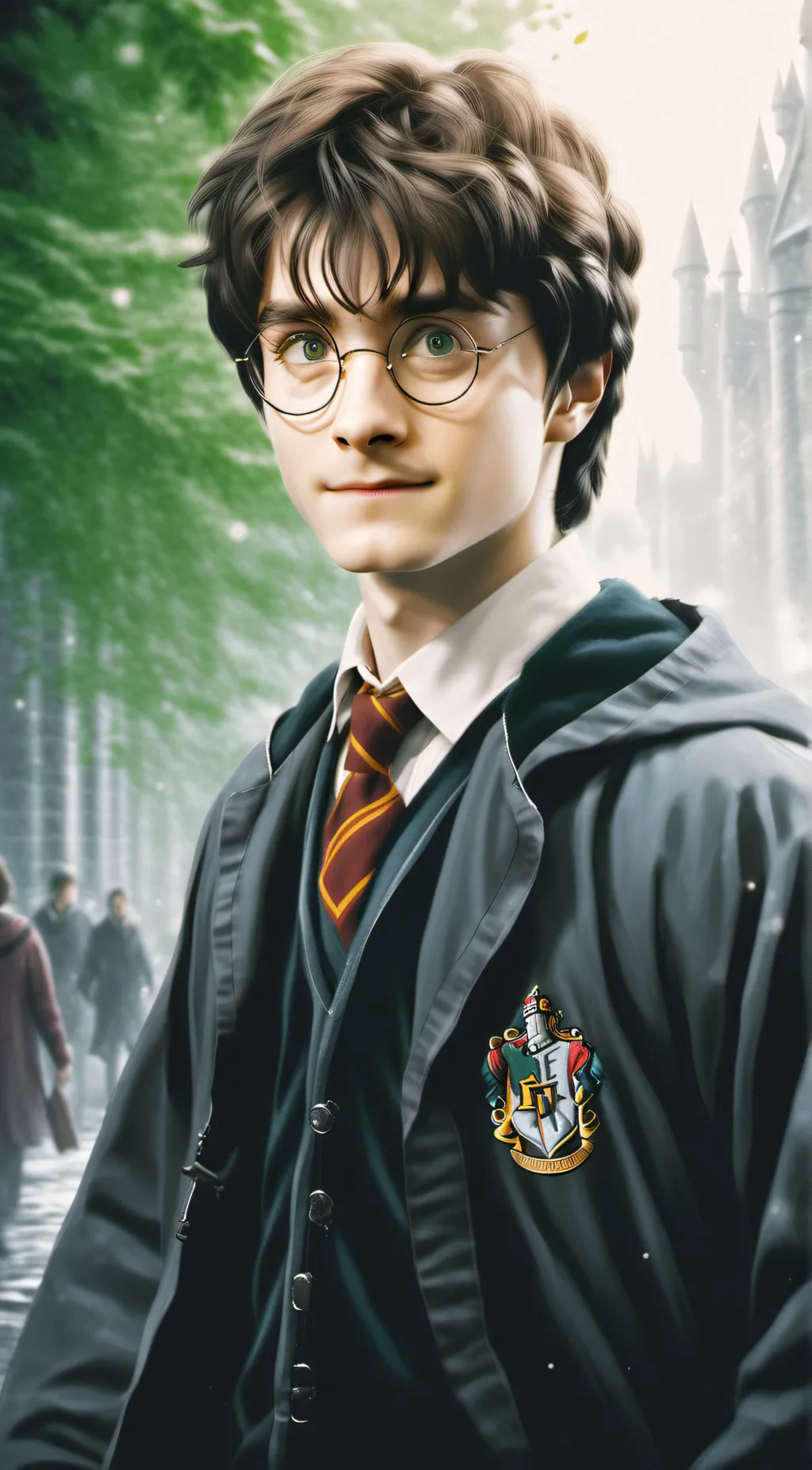 ai character: Harry Potter  background