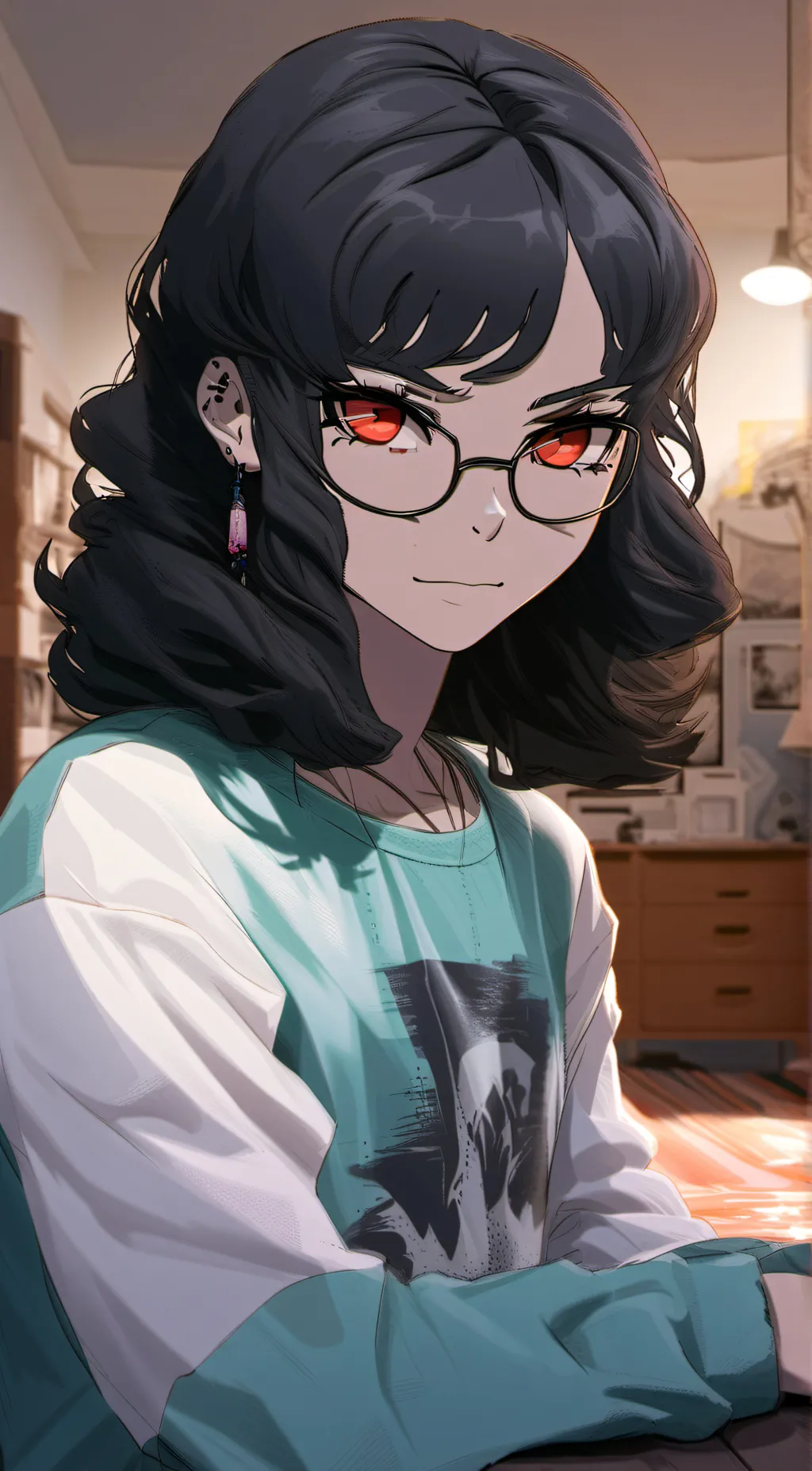 ai character: 𖣂Delilah𖣂   background