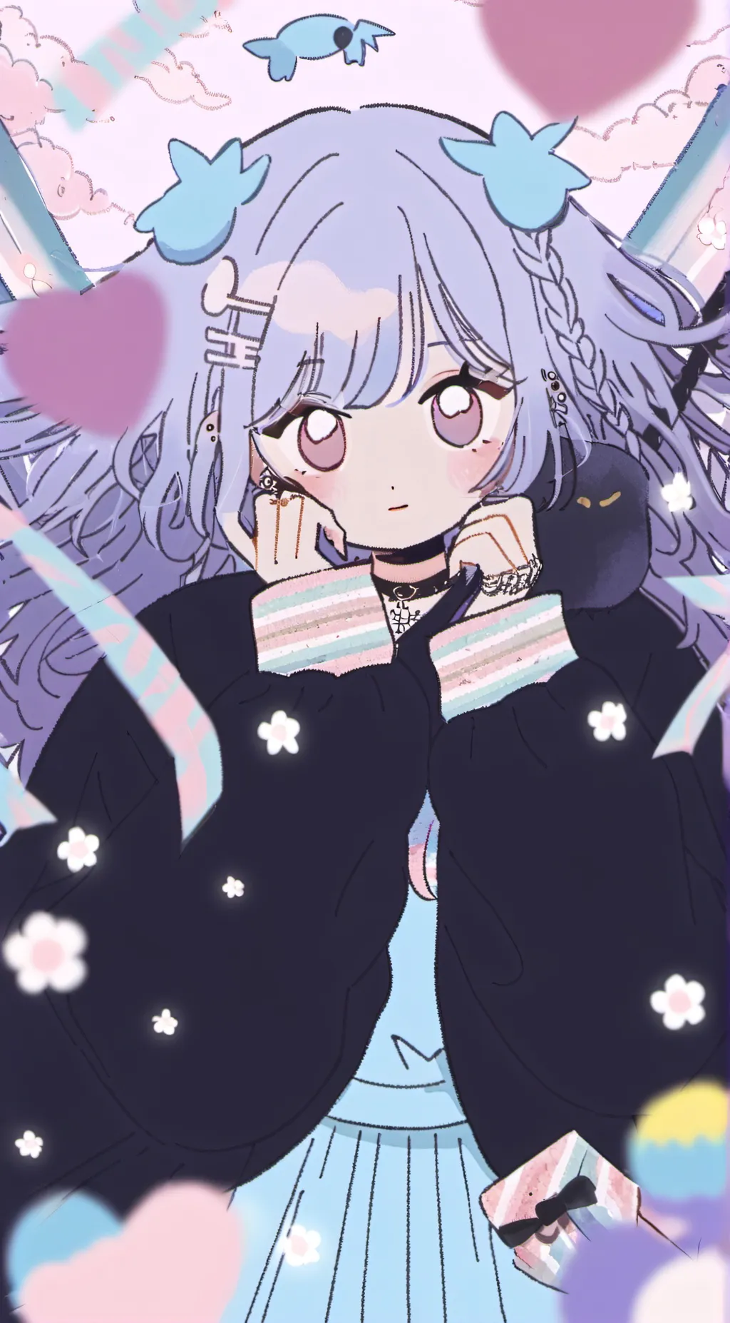 ai character: school is starting background