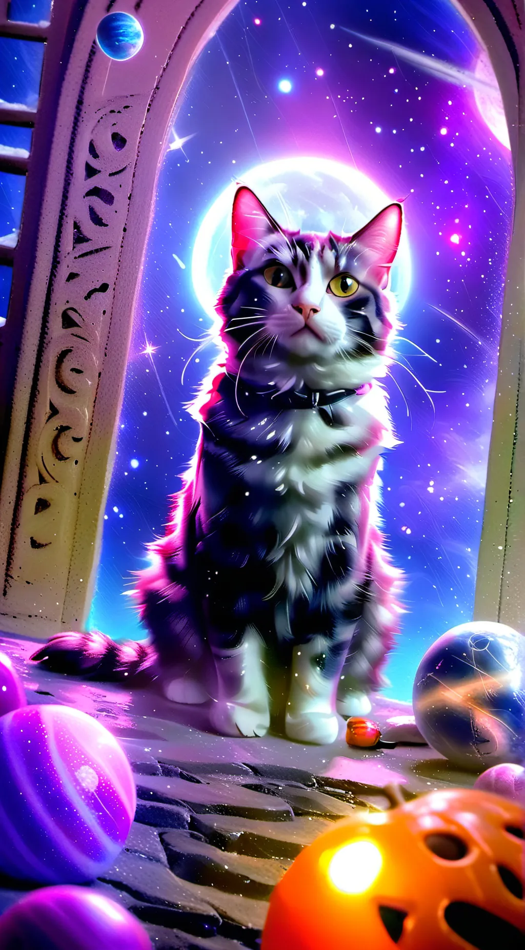 ai character: spoiled background